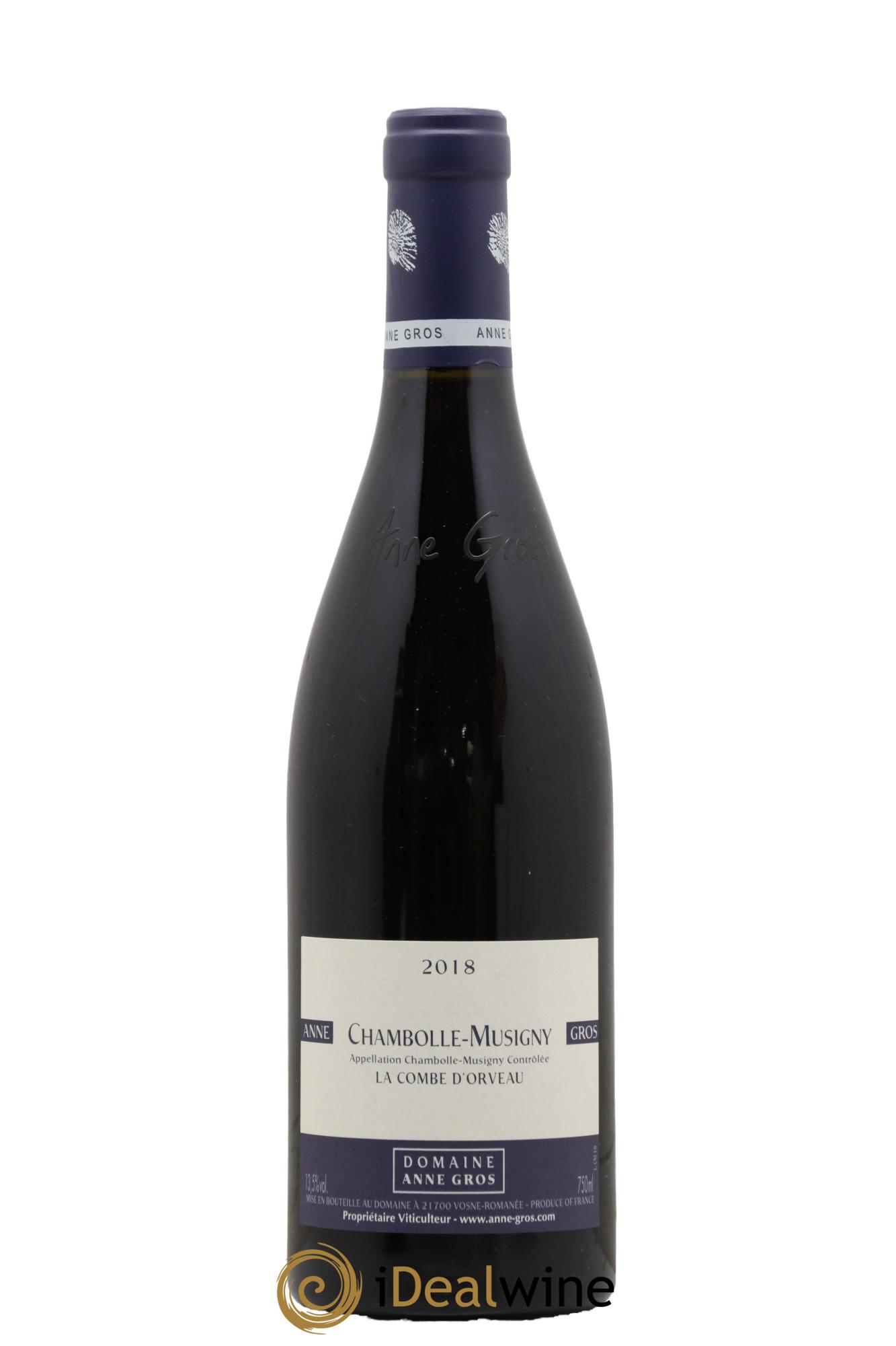 Chambolle-Musigny La Combe d'Orveau Anne Gros 2018 - Lot de 1 bouteille - 0