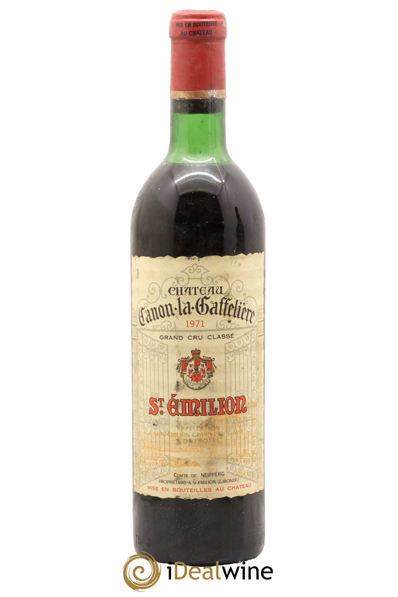Château Canon la Gaffelière 1er Grand Cru Classé B 1971 - Posten von 1 Flasche - 0