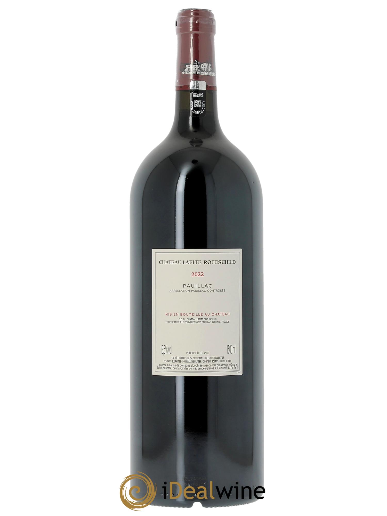 Château Lafite Rothschild 1er Grand Cru Classé (OWC if 3 mgs) 2022 - Lot of 1 magnum - 1