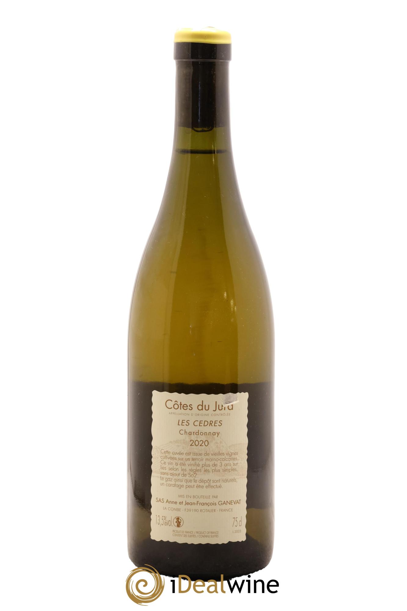 Vin de France (anciennement Côtes du Jura) Les Cèdres Anne et Jean François Ganevat 2020 - Lot de 1 bouteille - 1
