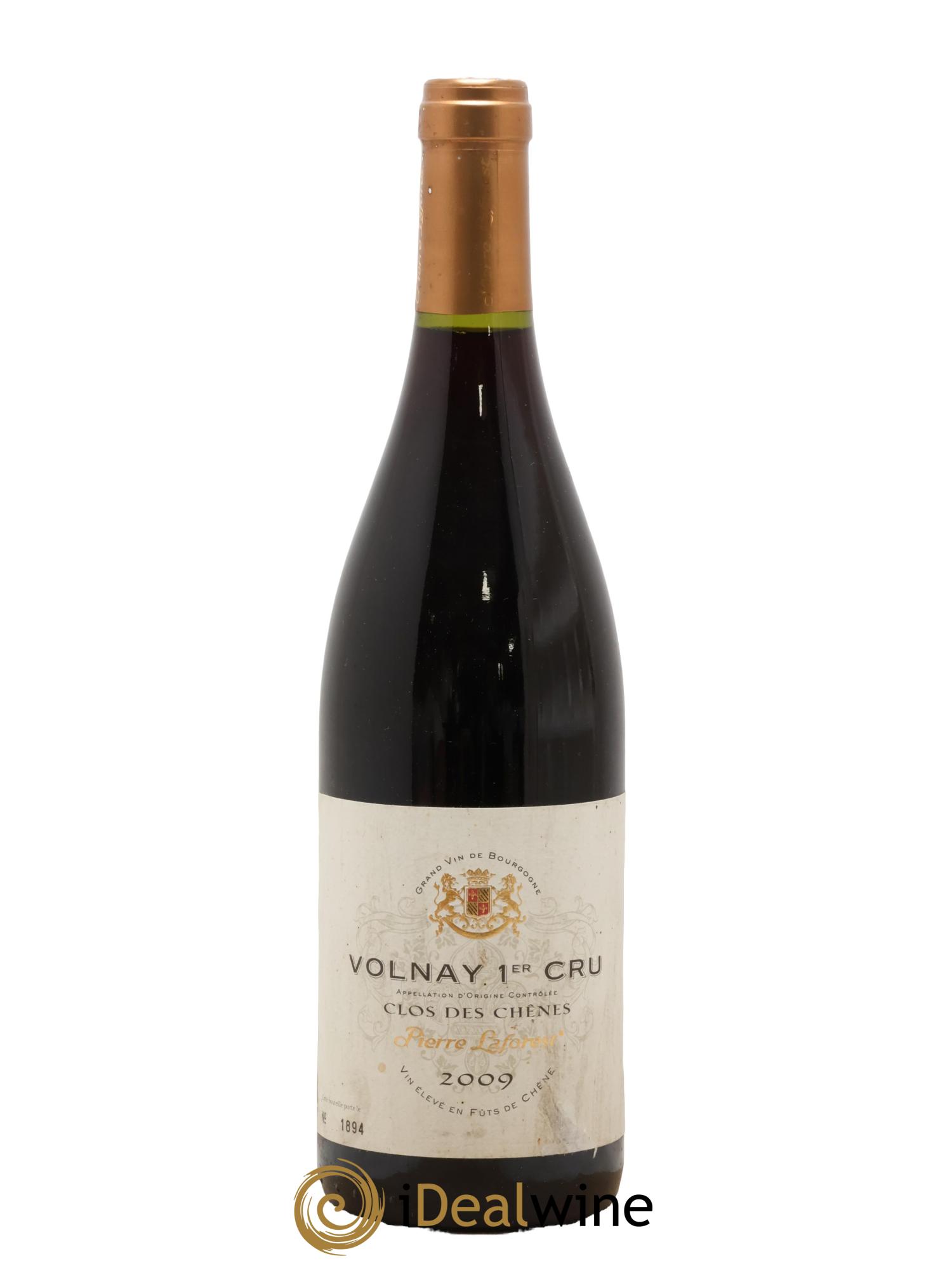 Volnay 1er Cru Clos Des Chênes Pierre Laforest 2009 - Lot de 1 bouteille - 0