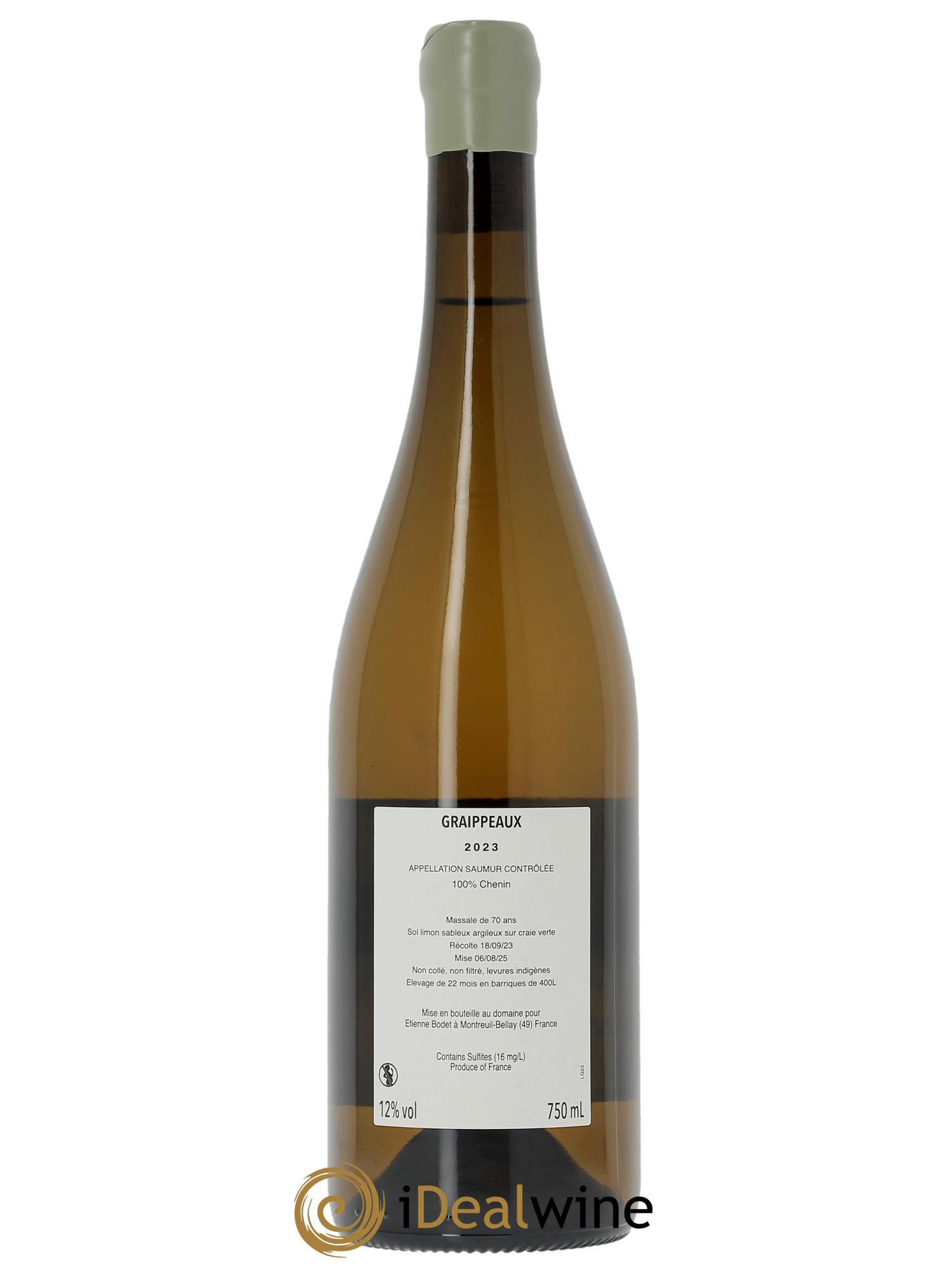 Saumur Graippeaux Clos de la Durandière  2023 - Lotto di 1 bottiglia - 1