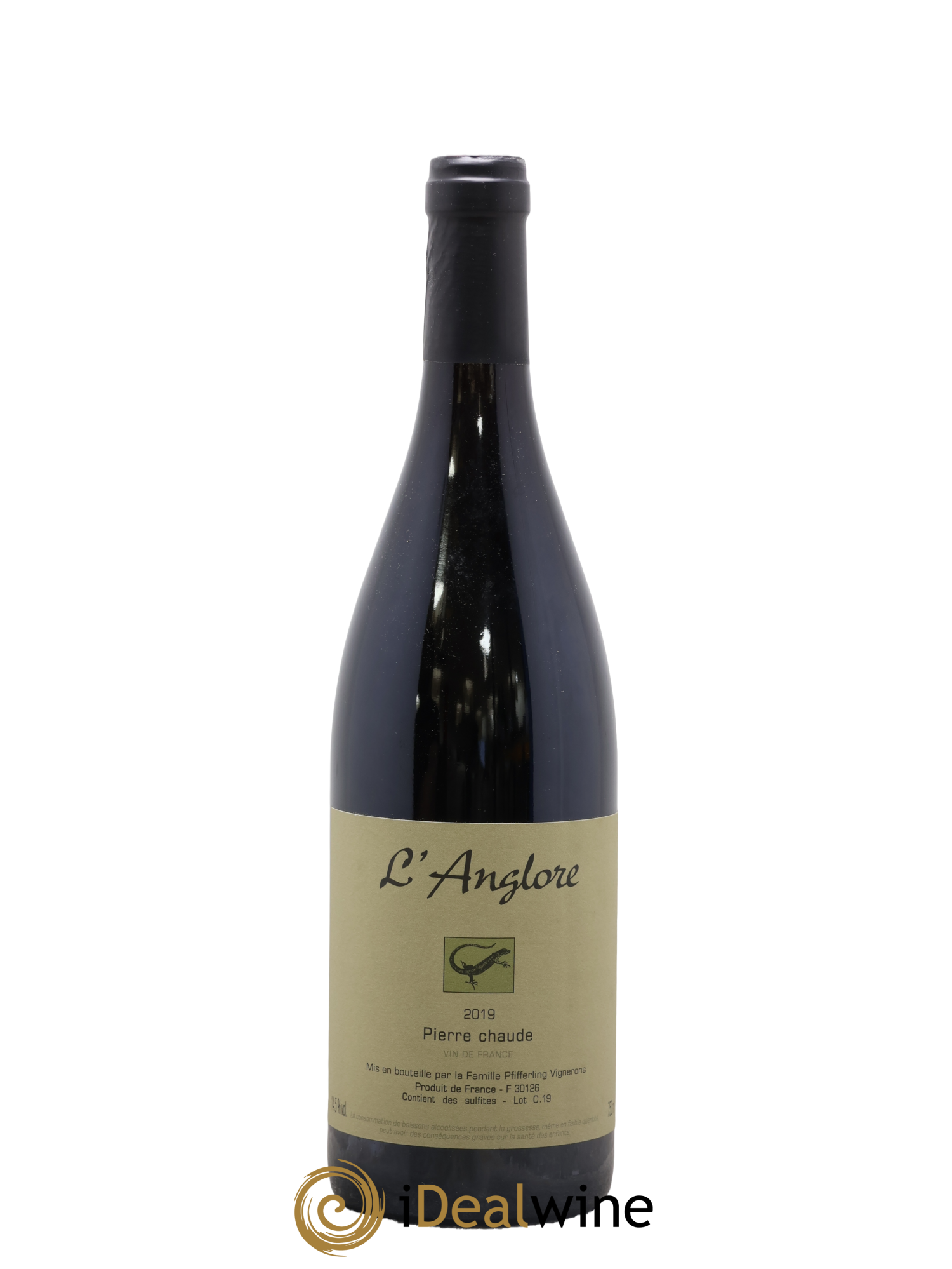 Vin de France Pierre chaude L'Anglore 2019 - Lotto di 1 bottiglia - 0