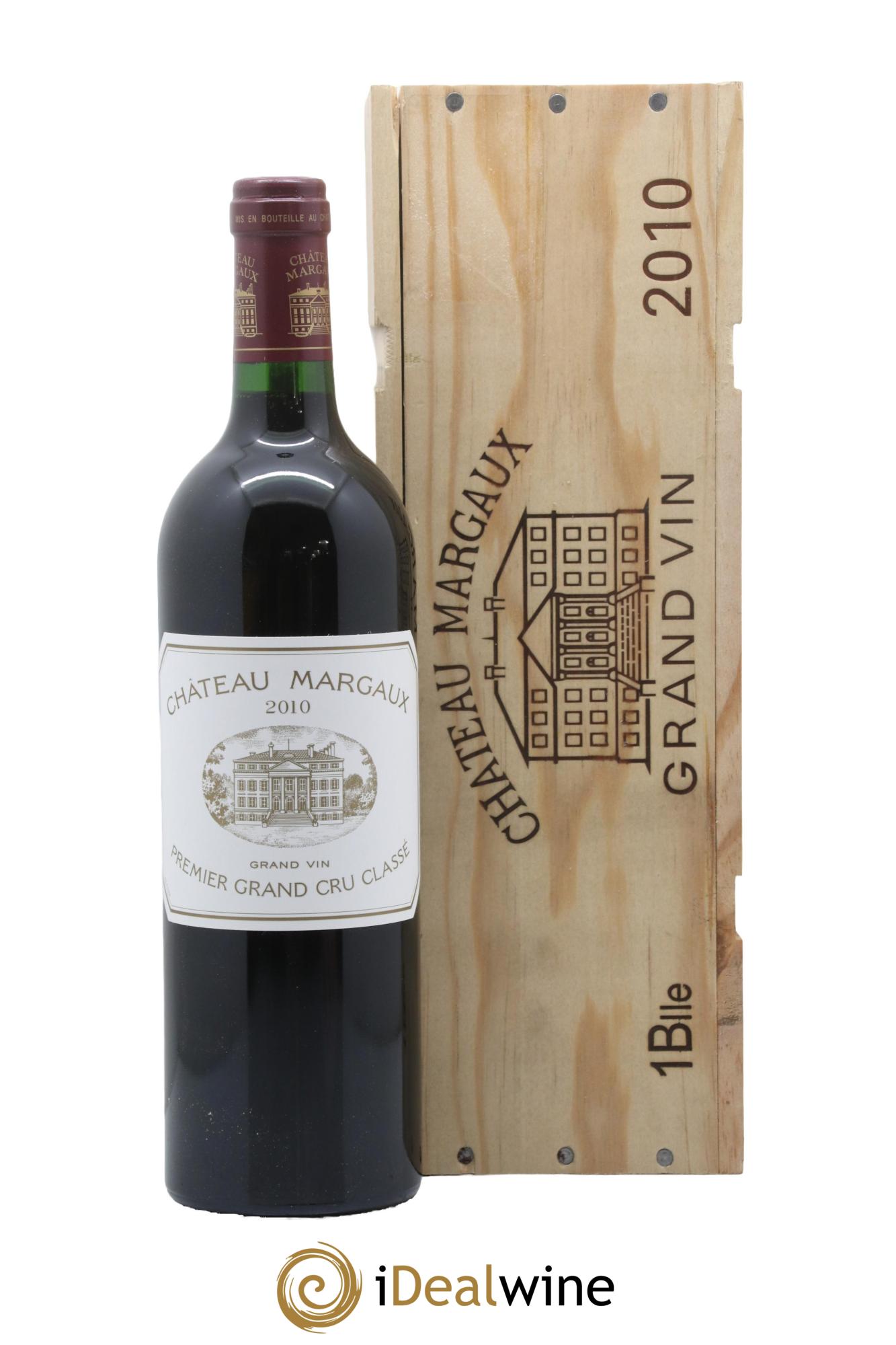Château Margaux 1er Grand Cru Classé 2010 - Lot de 1 bouteille - 0