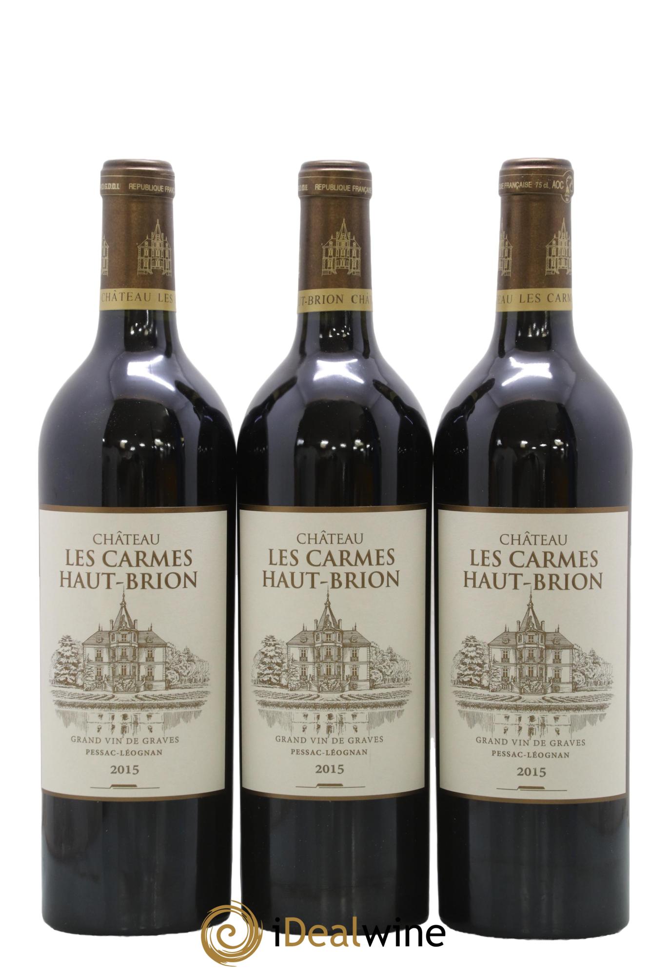 Château Les Carmes Haut-Brion 2015 - Lotto di 6 bottiglie - 1