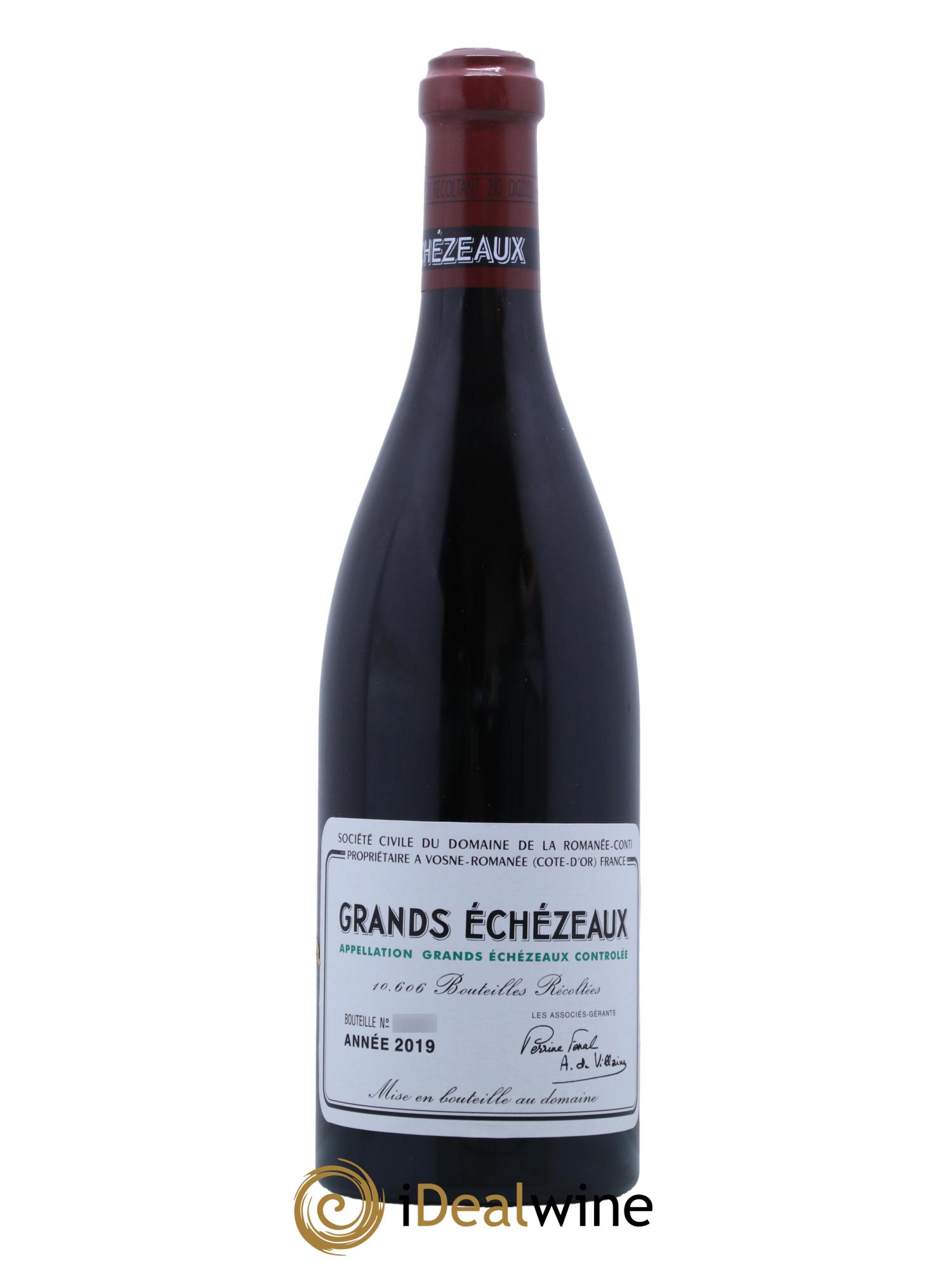 Grands-Echezeaux Grand Cru Domaine de la Romanée-Conti 2019 - Lot de 1 bouteille - 0