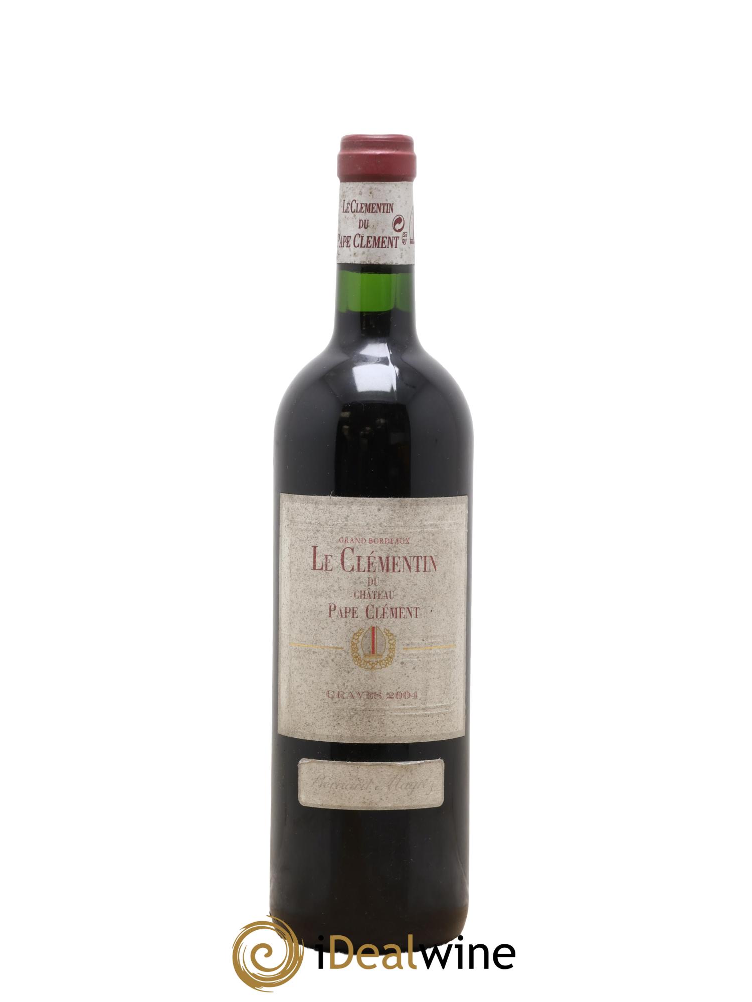 Le Clémentin de Pape Clément Second Vin 2004 - Lot de 1 bouteille - 0