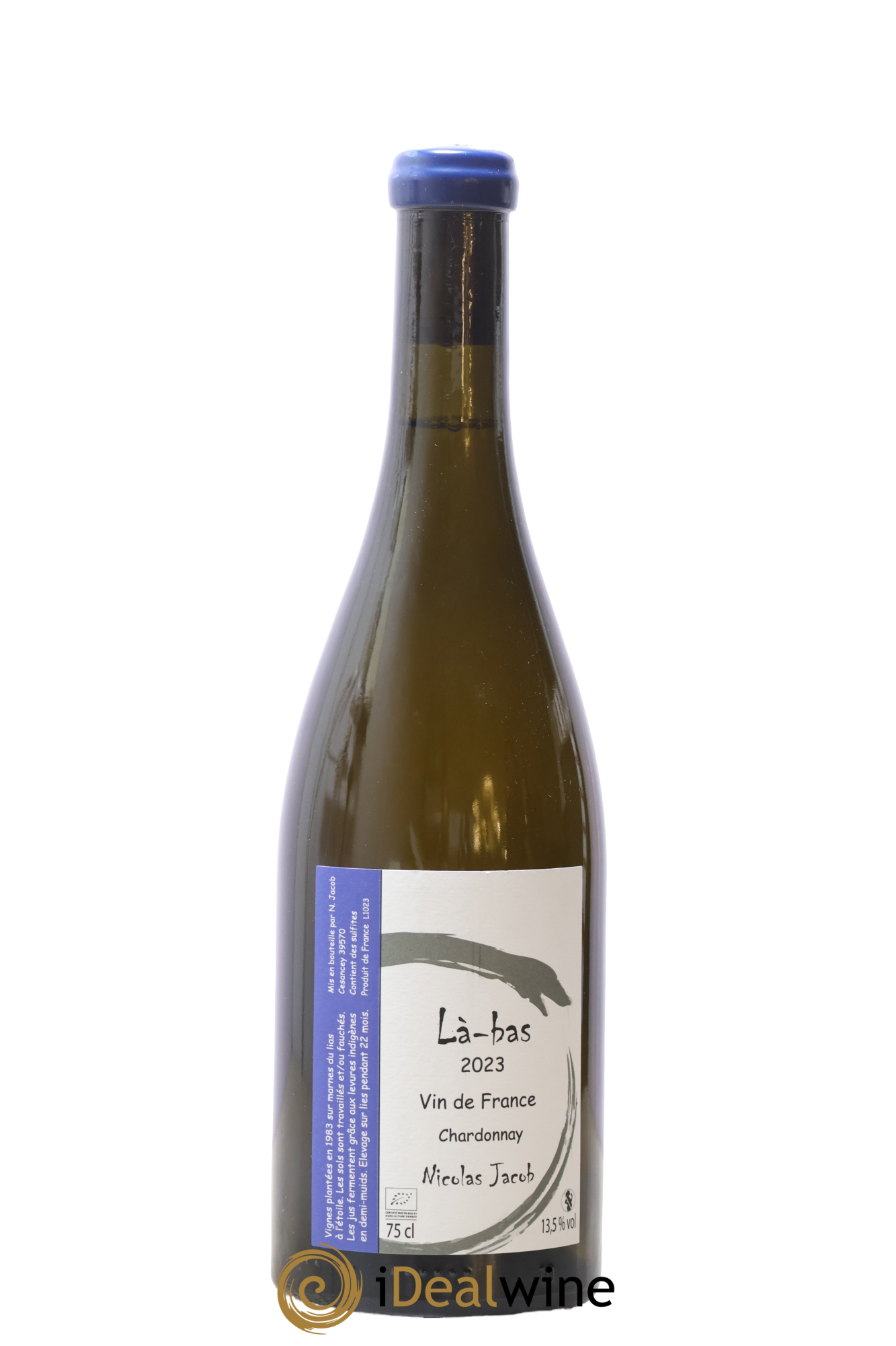 Vin de France Là-Bas Chardonnay Nicolas Jacob 2023 - Lot de 1 bouteille - 0