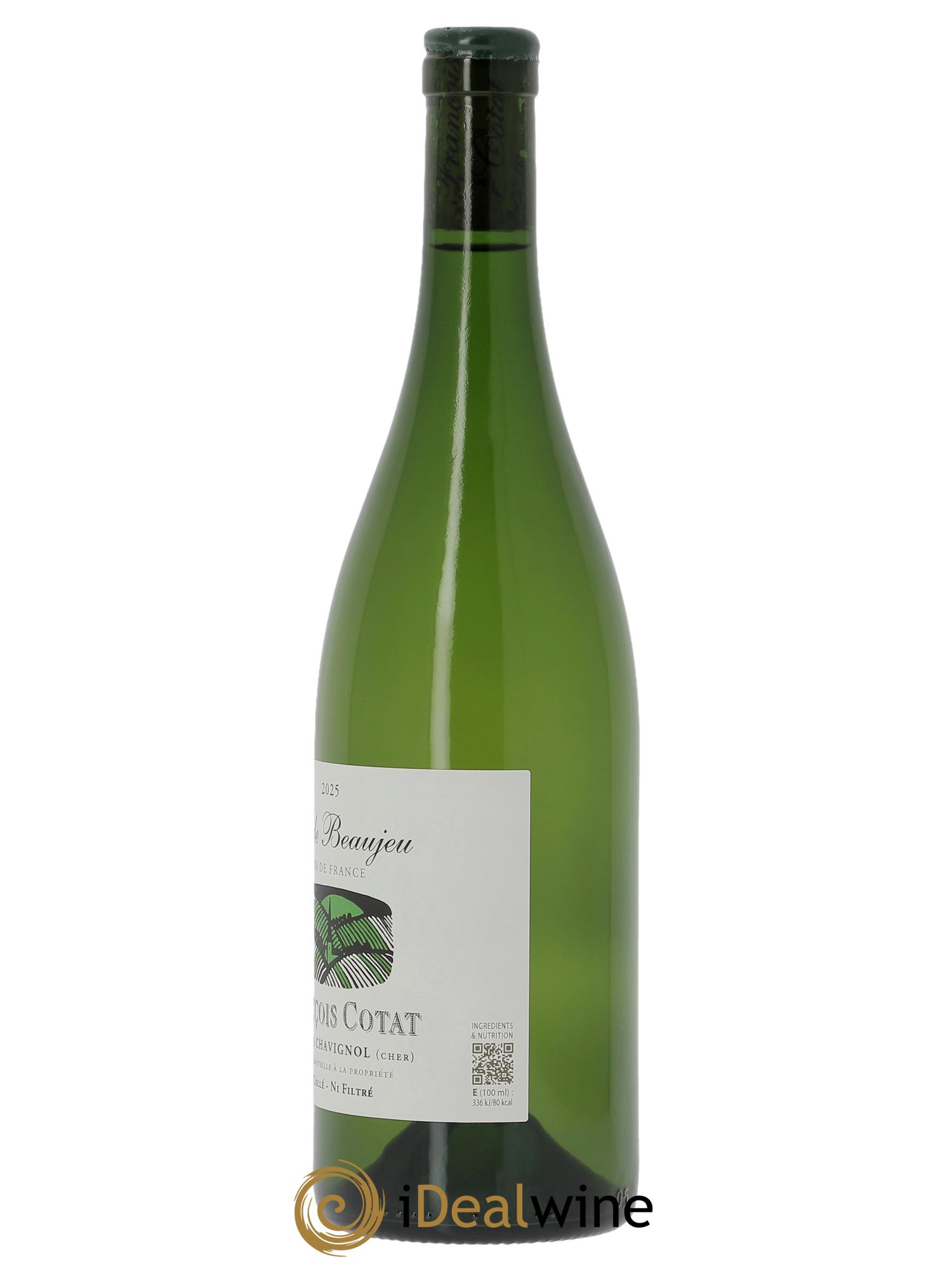 Vin de France (anciennement Sancerre) Les Culs de Beaujeu François Cotat 2025 - Lot de 1 bouteille - 1