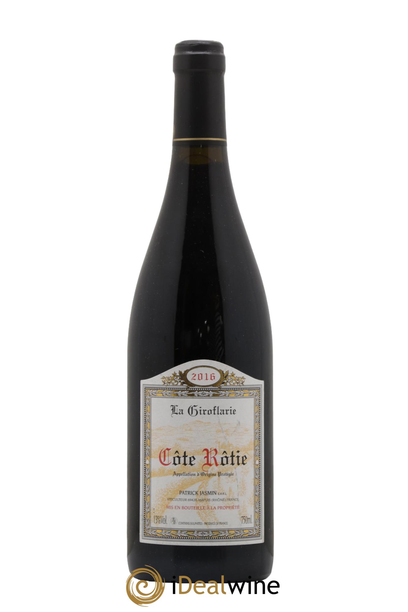 Côte-Rôtie La Giroflarie Jasmin (Domaine) 2016 - Lot de 1 bouteille - 0