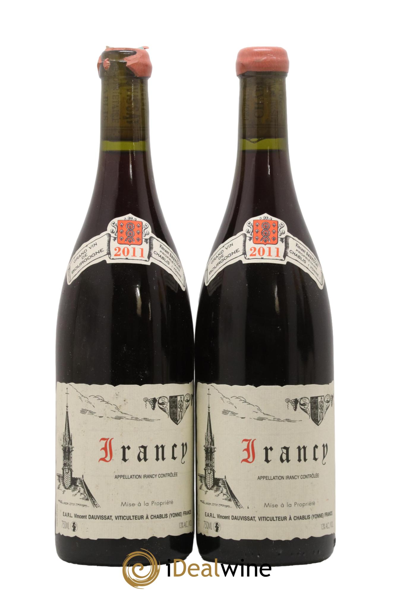 Irancy Vincent Dauvissat (Domaine) 2011 - Lot de 2 bouteilles - 0