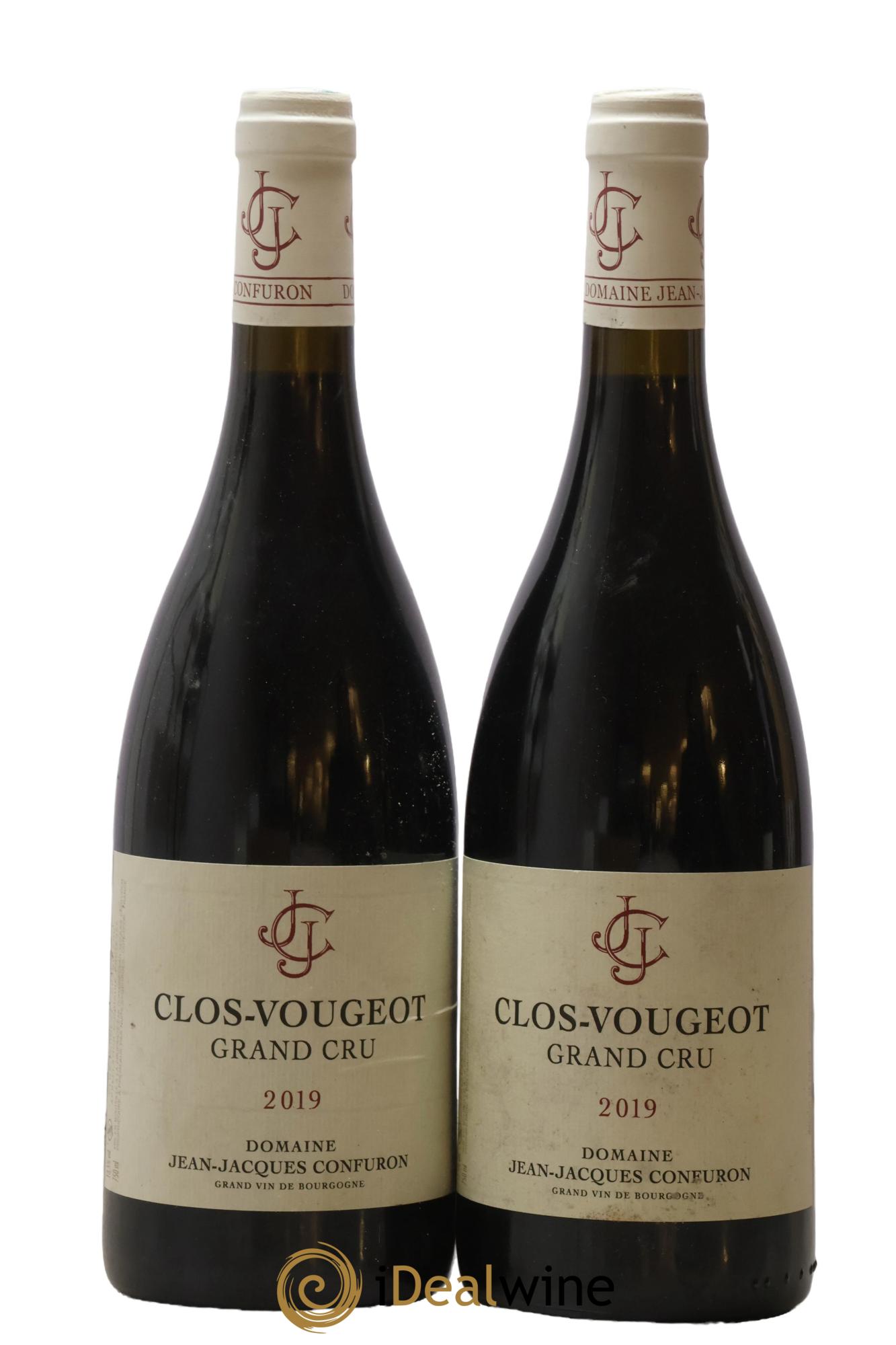 Clos de Vougeot Grand Cru Jean-Jacques Confuron 2019 - Posten von 2 Flaschen - 0