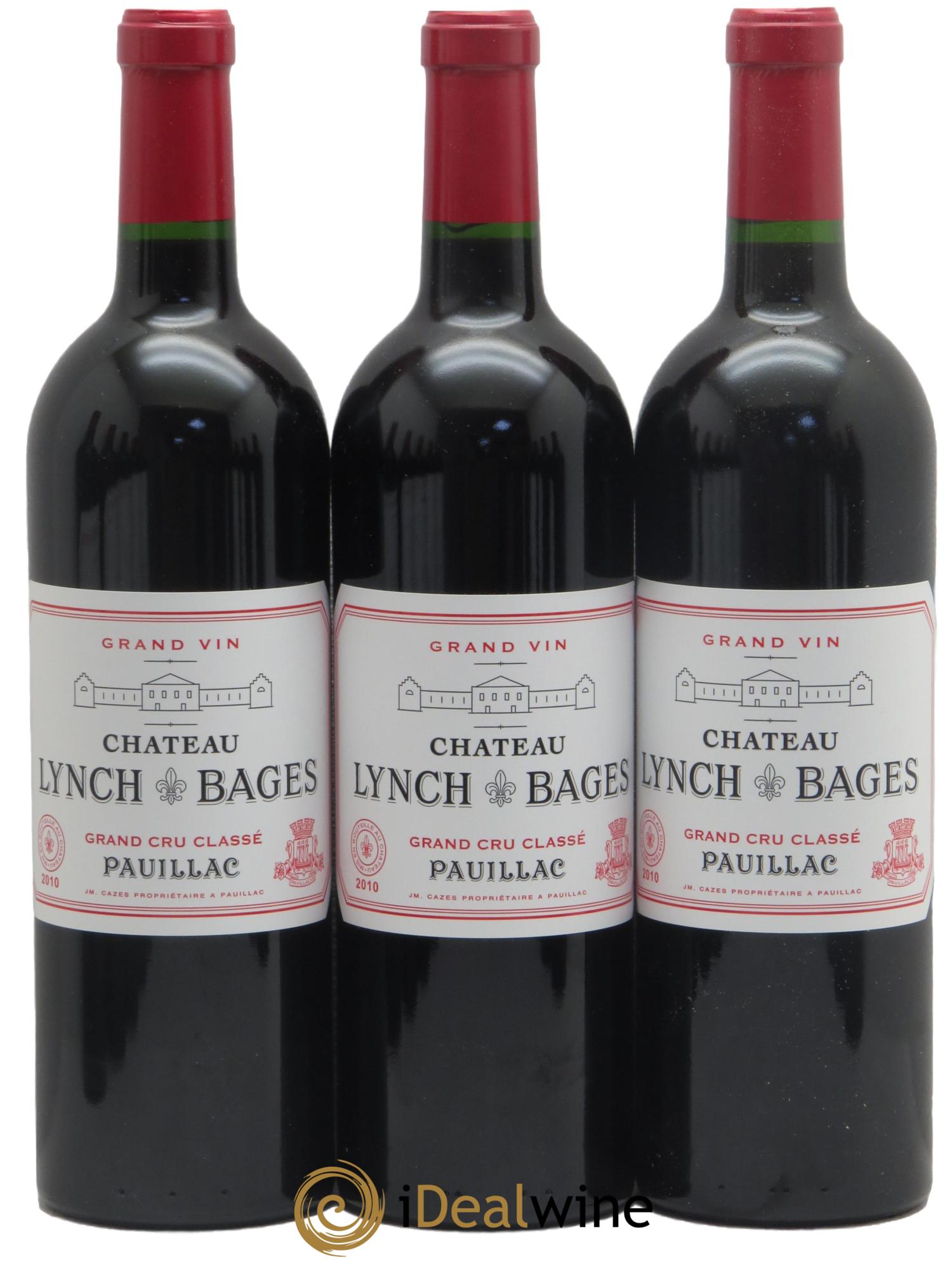 Château Lynch Bages 5ème Grand Cru Classé 2010 - Posten von 12 Flaschen - 1