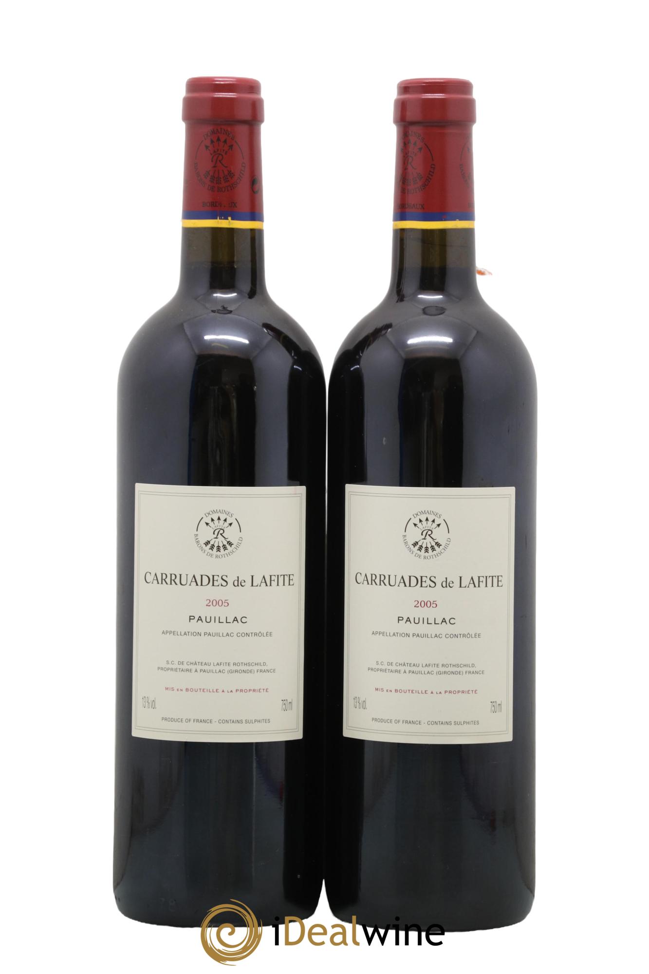 Carruades de Lafite Rothschild Second Vin 2005 - Lotto di 2 bottiglie - 1
