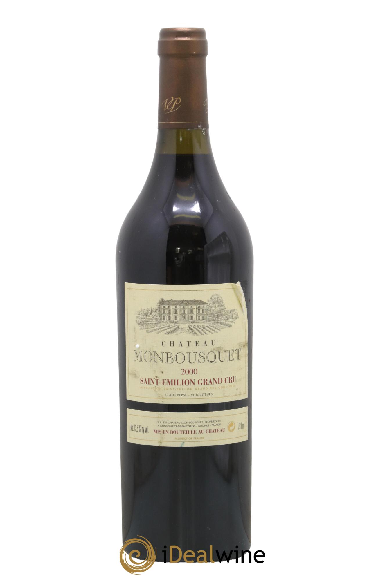 Château Monbousquet Grand Cru Classé 2000 - Lot of 1 bottle - 0