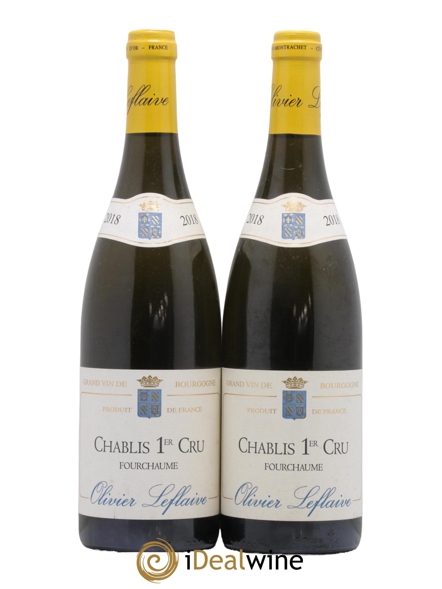 Chablis 1er Cru Fourchaume Olivier Leflaive 2018 - Lot de 2 bouteilles - 0