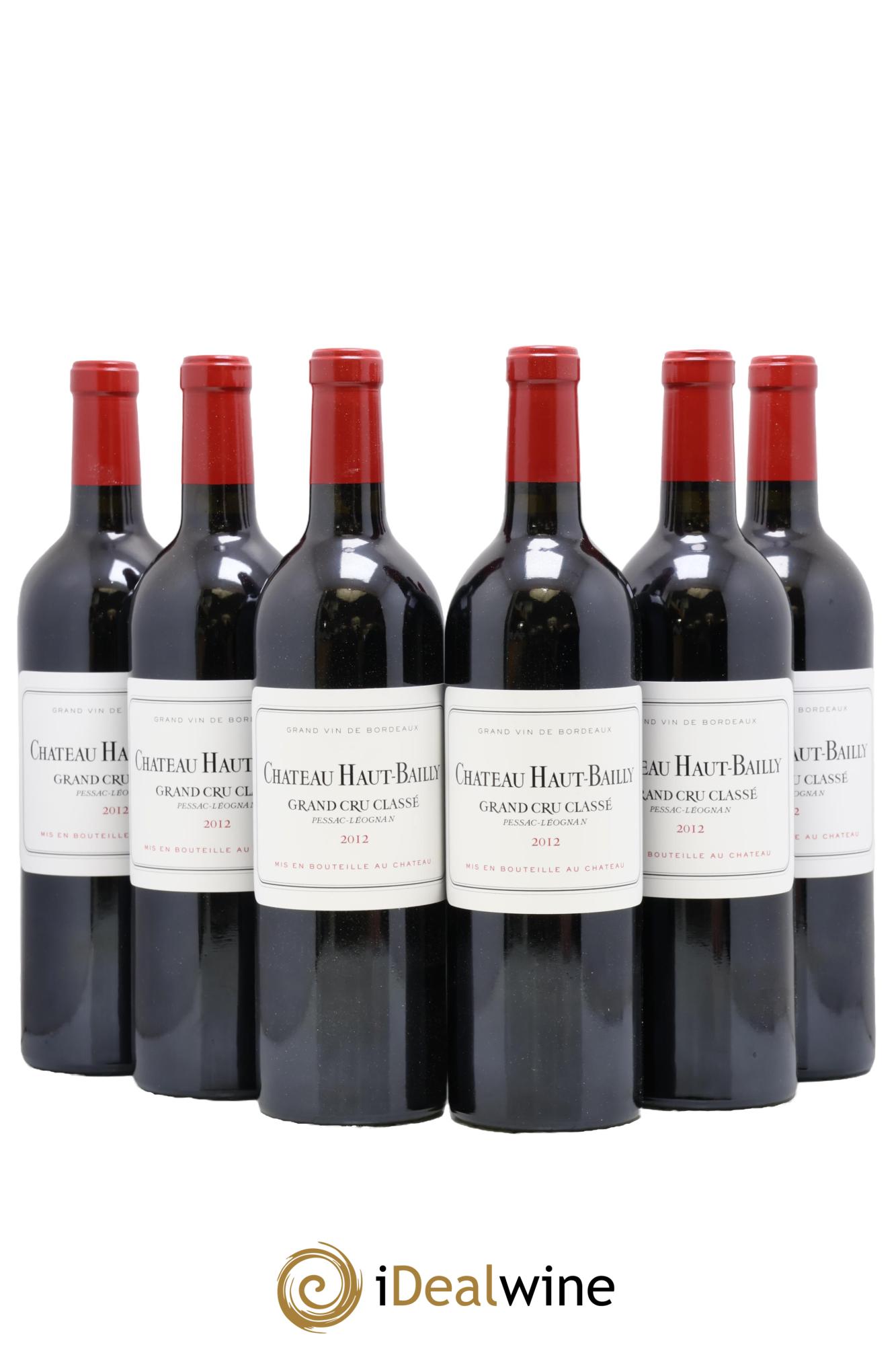 Château Haut-Bailly Cru Classé de Graves 2012 - Posten von 6 Flaschen - 0