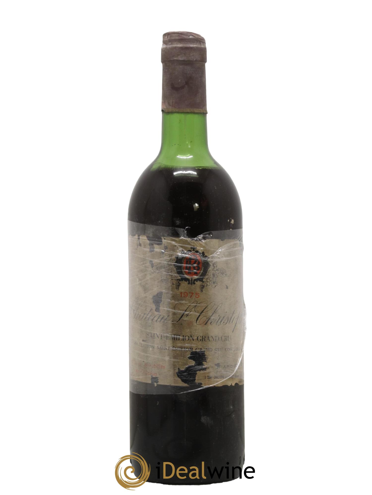Saint-Émilion Grand Cru Château Saint Christophe 1975 - Lot de 1 bouteille - 0