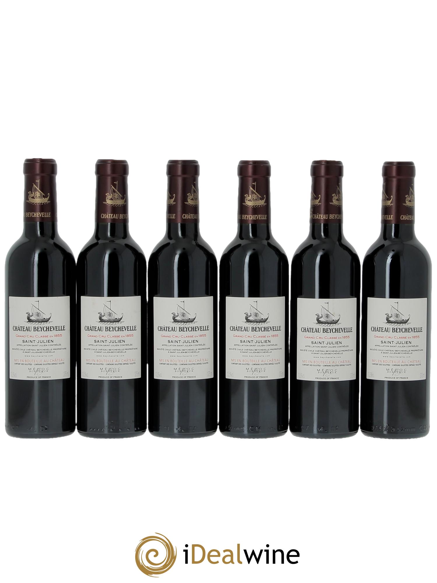 Château Beychevelle 4ème Grand Cru Classé 2016 - Lotto di 6 mezze bottiglie - 1