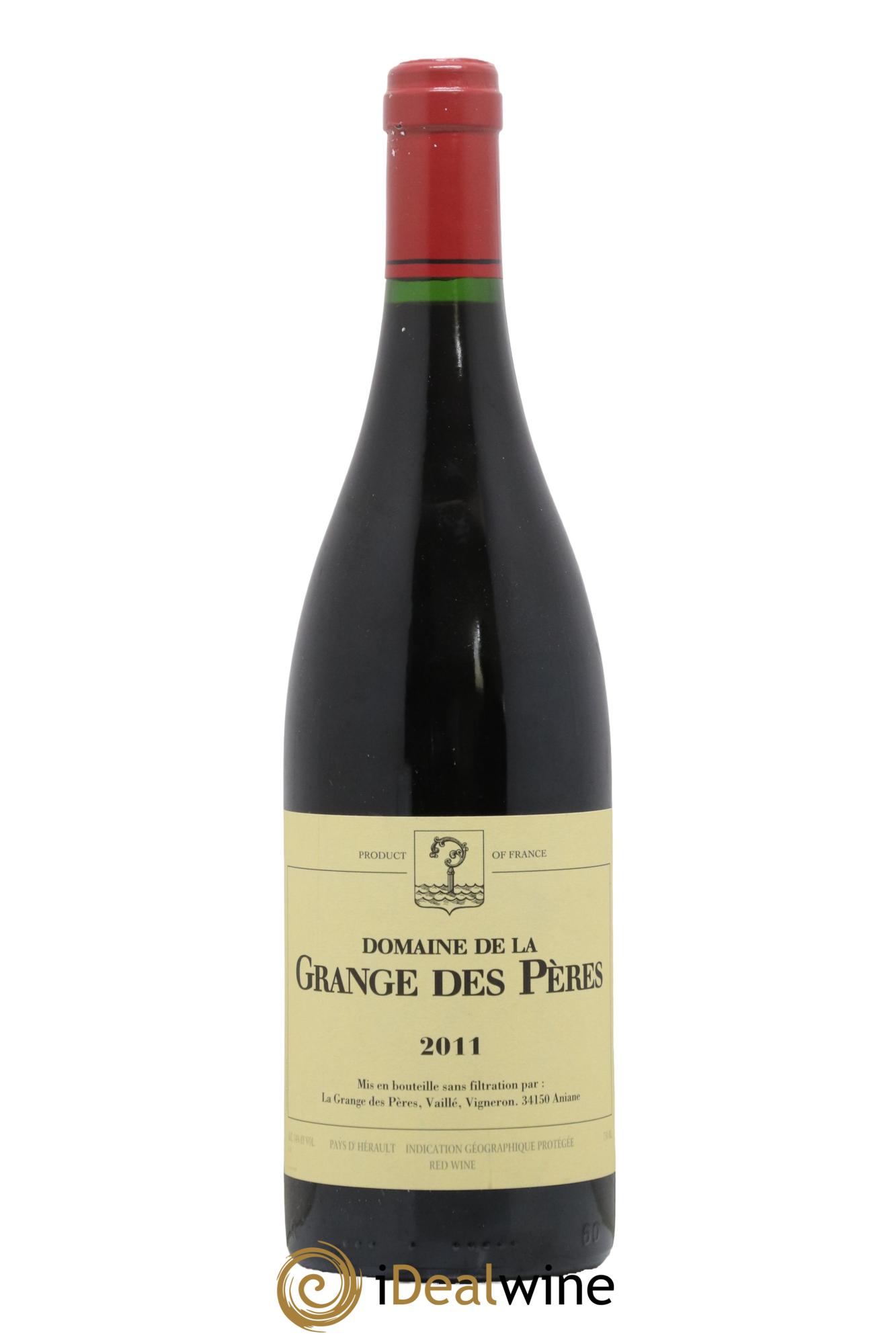 Pays d'Hérault Grange des Pères Laurent Vaillé 2011 - Lot de 1 bouteille - 0