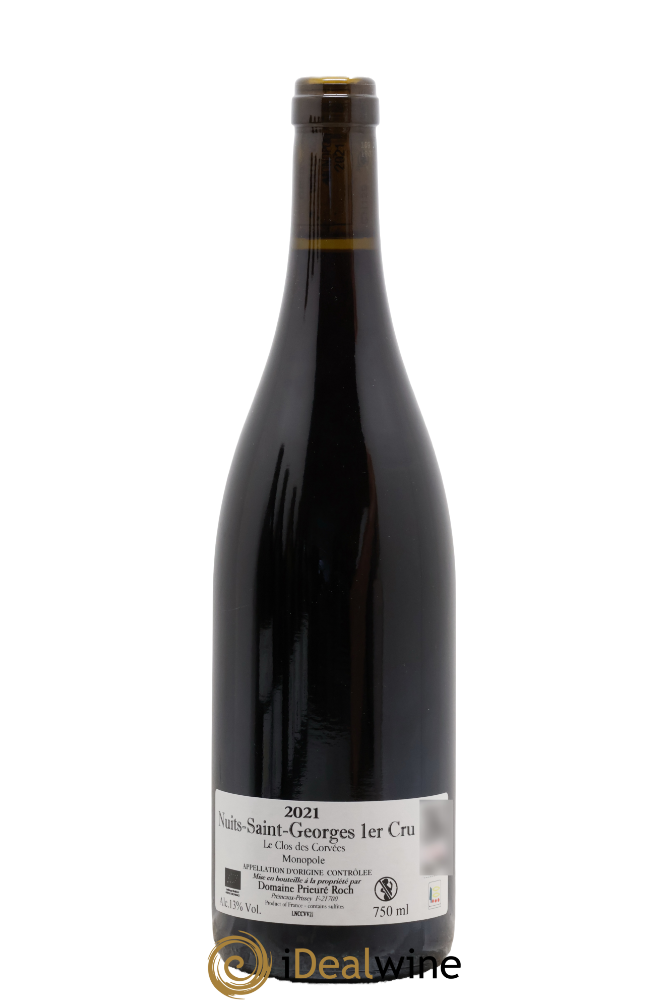 Nuits-Saint-Georges 1er Cru Le Clos des Corvées Prieuré Roch 2021 - Lot de 1 bouteille - 1