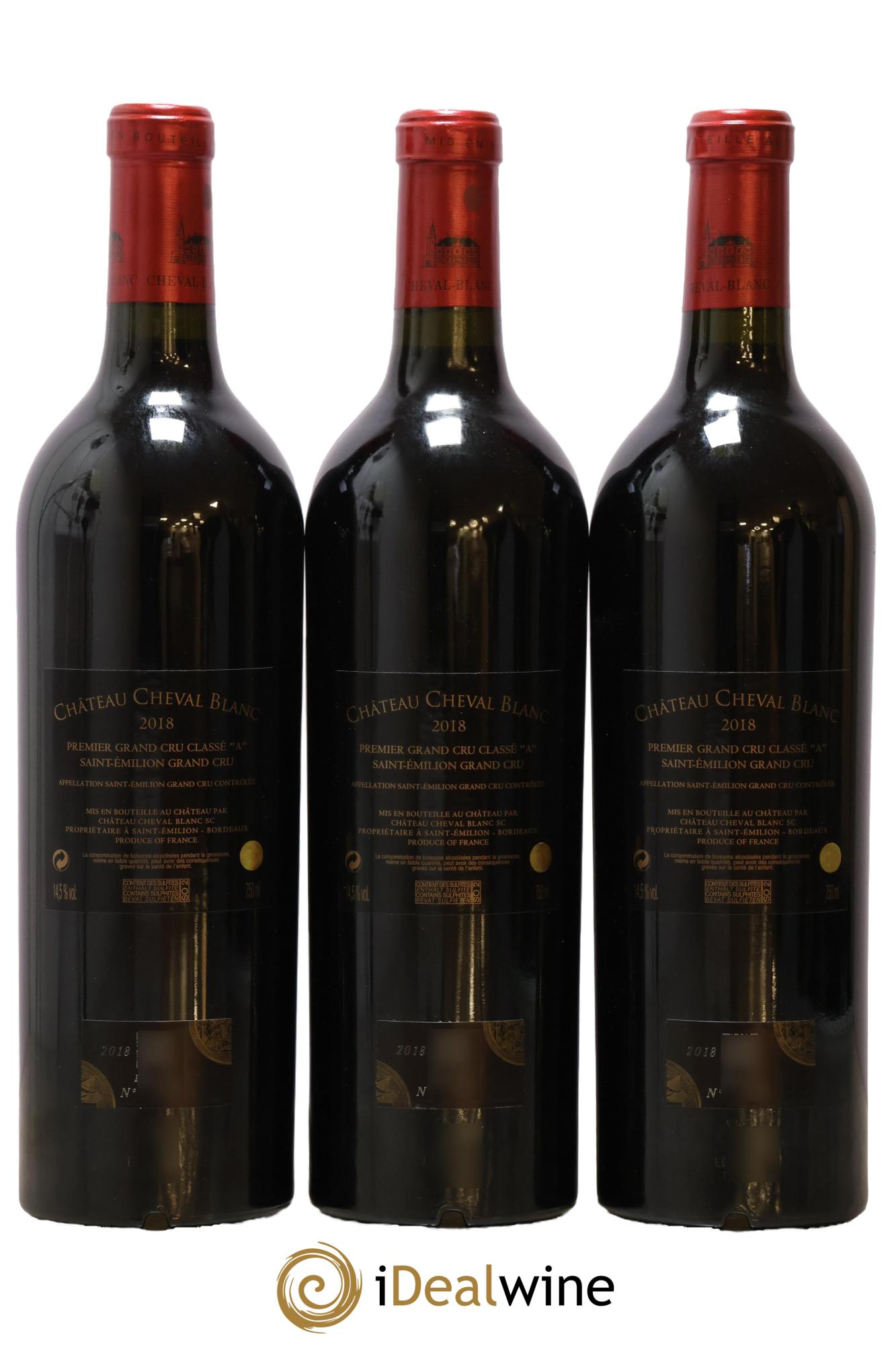Château Cheval Blanc 1er Grand Cru Classé A 2018 - Posten von 6 Flaschen - 4