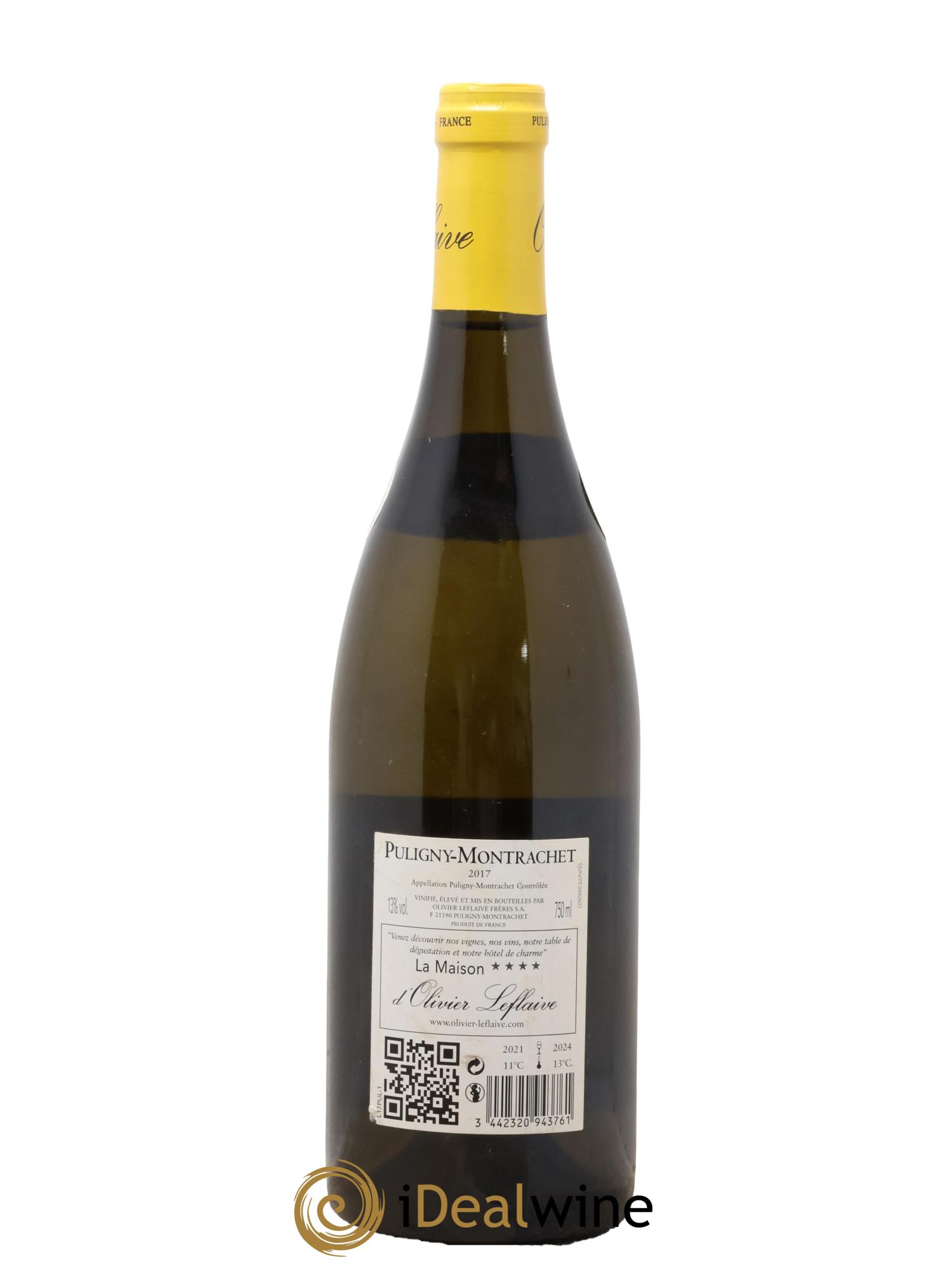 Puligny-Montrachet Olivier Leflaive 2017 - Posten von 1 Flasche - 1