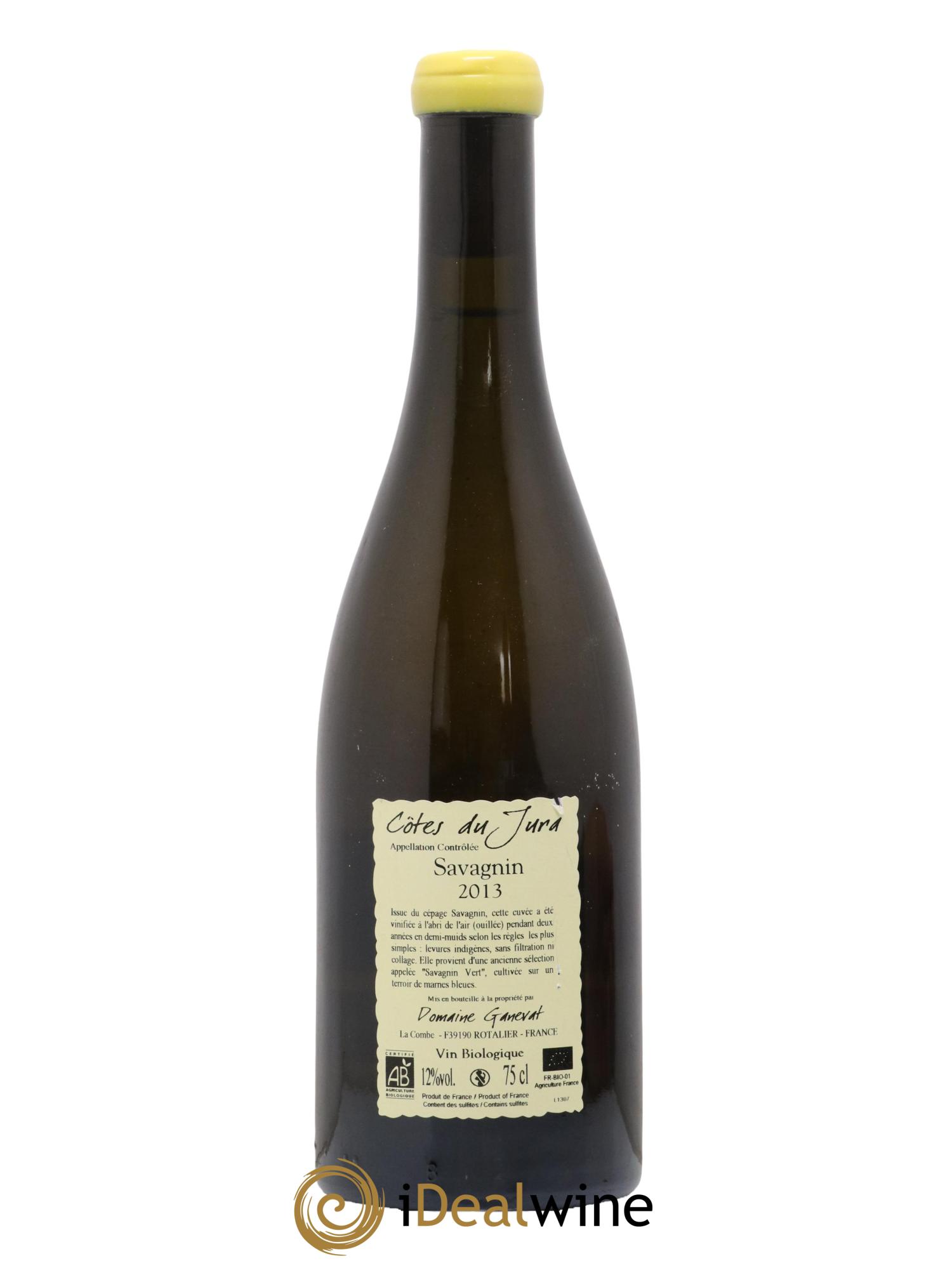 Côtes du Jura Les Chalasses Marnes Bleues Jean-François Ganevat (Domaine) 2013 - Lot de 1 bouteille - 1