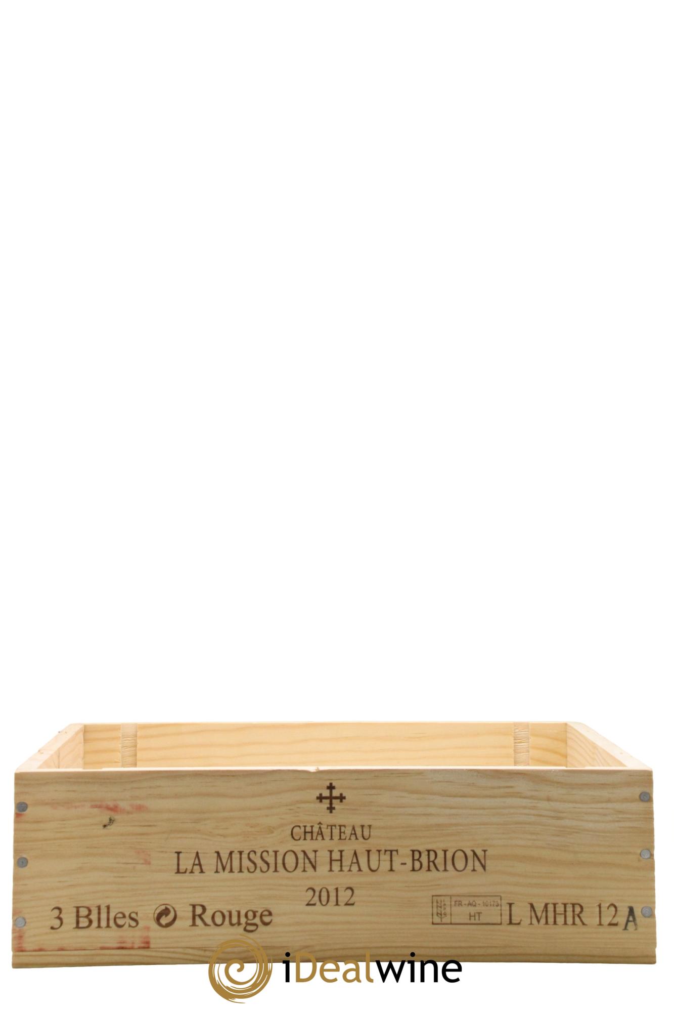 Château la Mission Haut-Brion Cru Classé de Graves 2012 - Posten von 3 Flaschen - 2