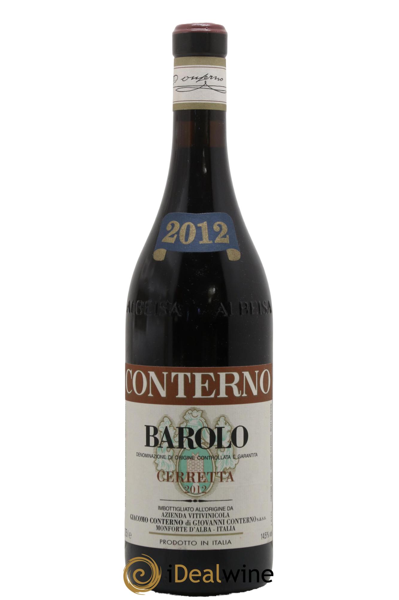 Barolo DOCG Cerretta Giacomo Conterno 2012 - Lot of 1 bottle - 0