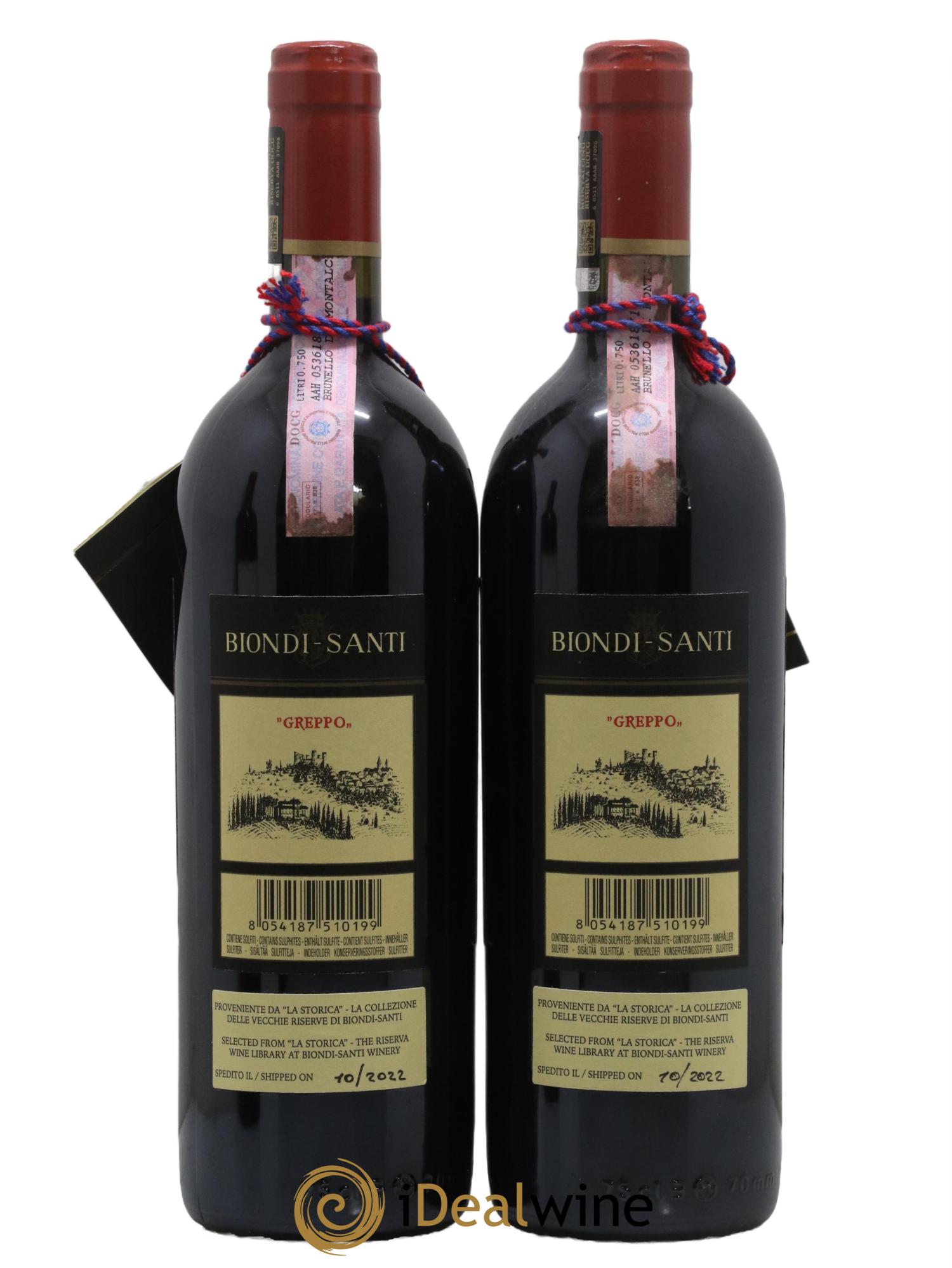 Brunello di Montalcino DOCG Riserva Biondi-Santi Tenuta Greppo 1997 - Lotto di 2 bottiglie - 1
