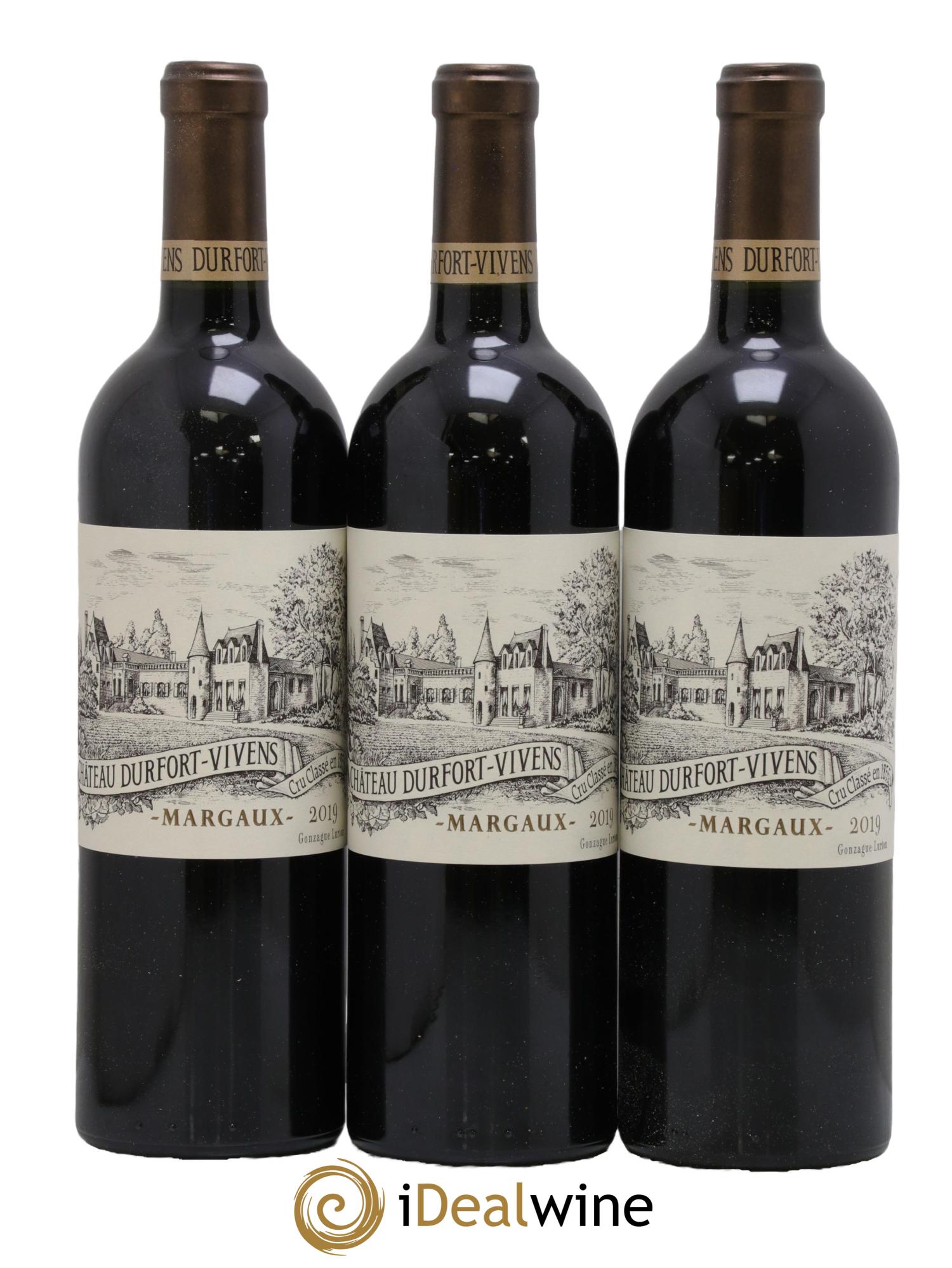 Château Durfort Vivens 2ème Grand Cru Classé 2019 - Lot de 3 bouteilles - 0