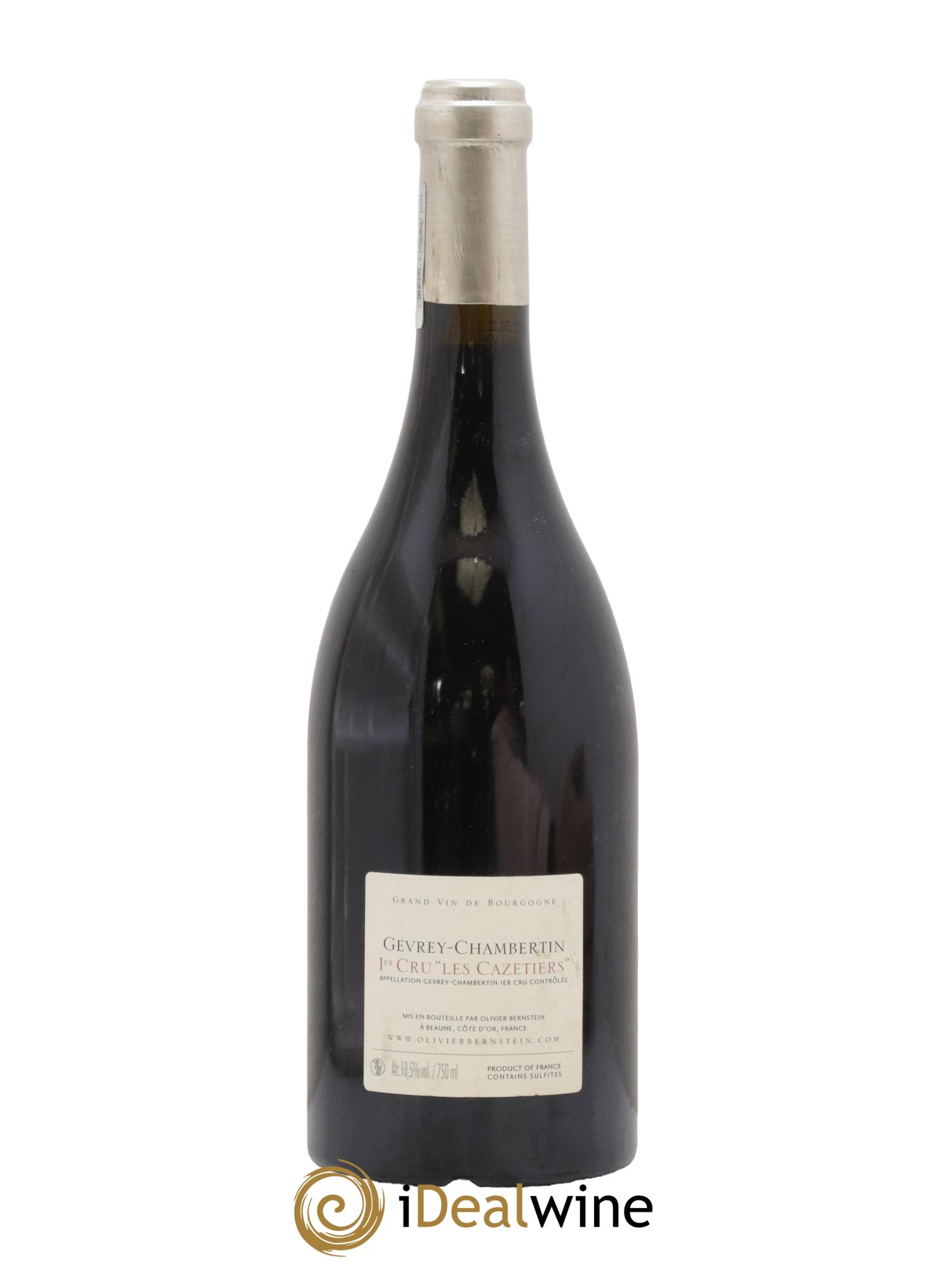 Gevrey-Chambertin 1er Cru Les Cazetiers  Olivier Bernstein 2015 - Lot de 1 bouteille - 1