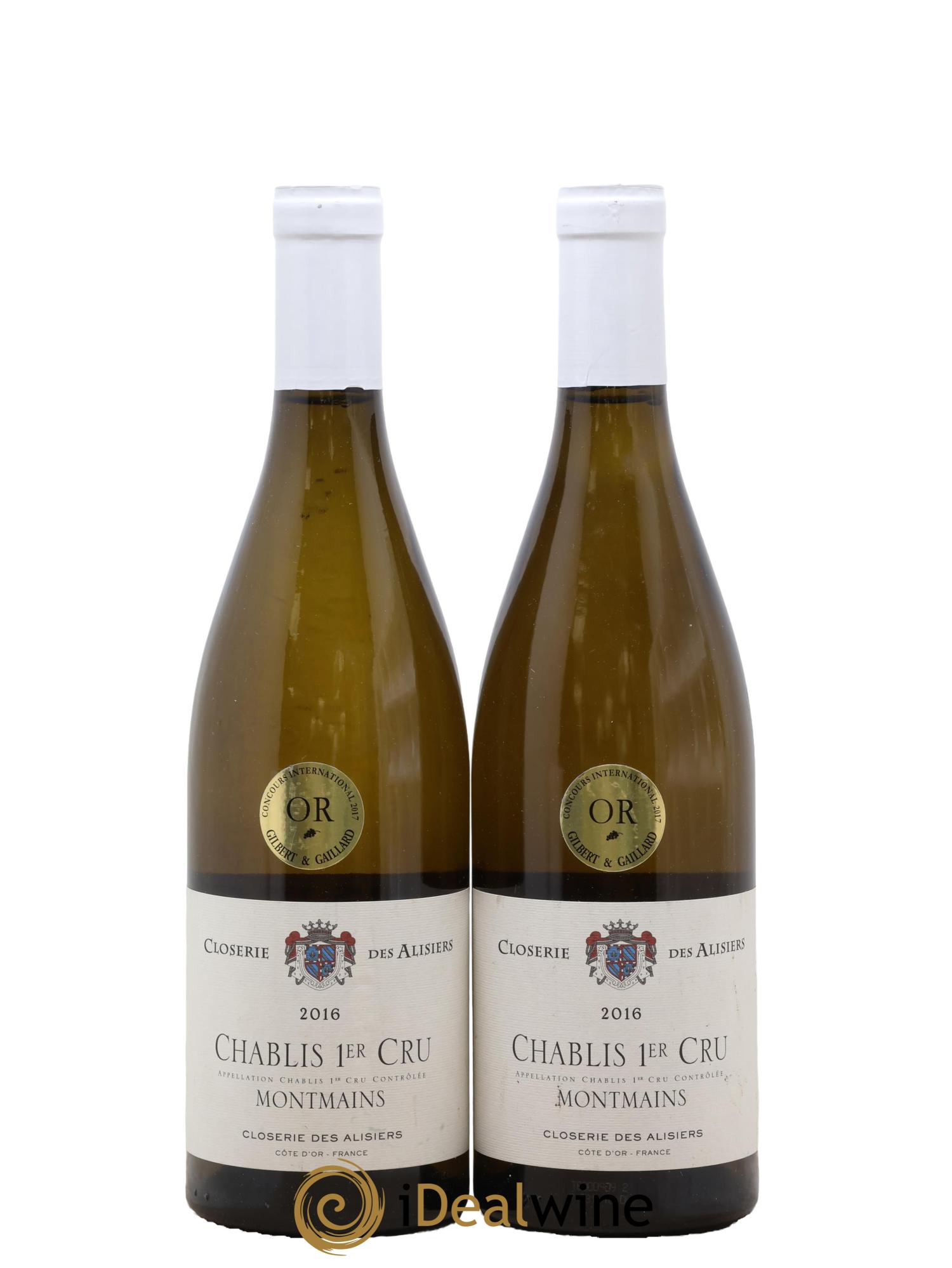 Chablis 1er Cru Montmains Closerie Des Alisiers 2016 - Lot de 2 bouteilles - 0