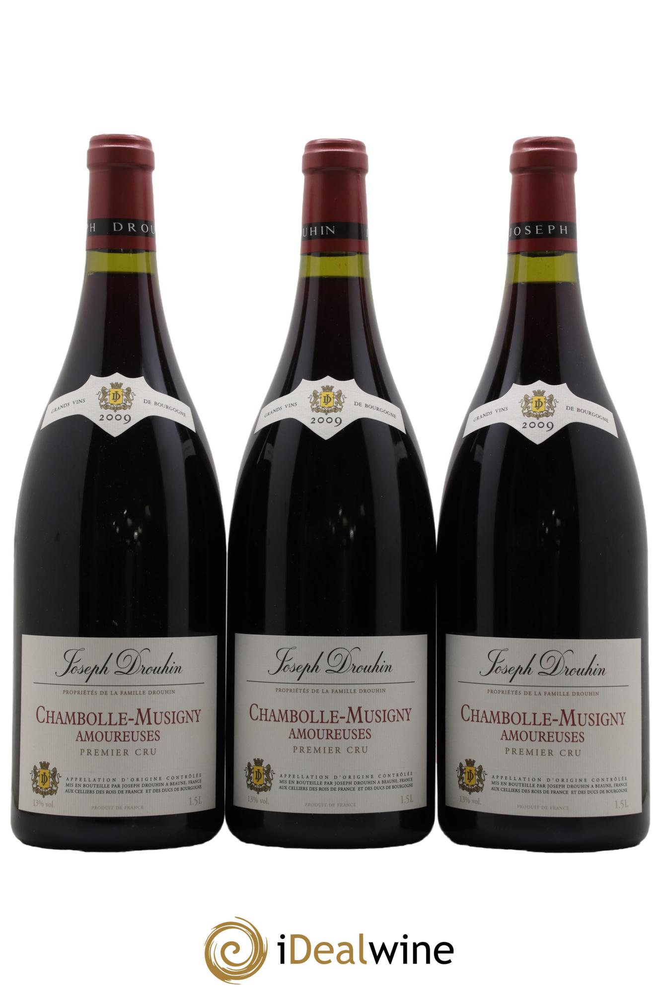 Chambolle-Musigny 1er Cru Les Amoureuses Joseph Drouhin 2009 - Lot de 3 magnums - 0