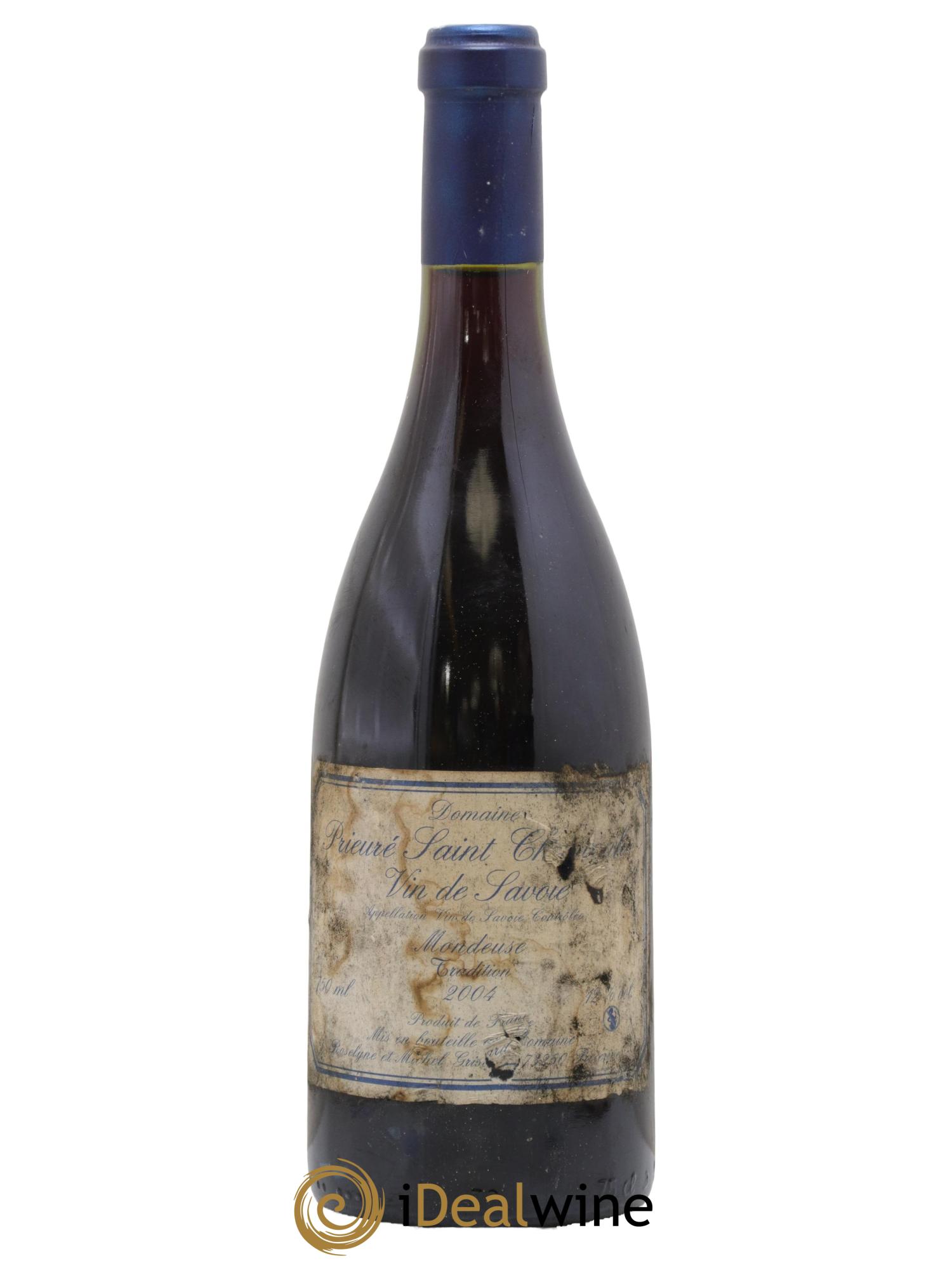 Vin de Savoie Mondeuse Tradition Prieuré Saint Christophe (Domaine) 2004 - Lot of 1 bottle - 0