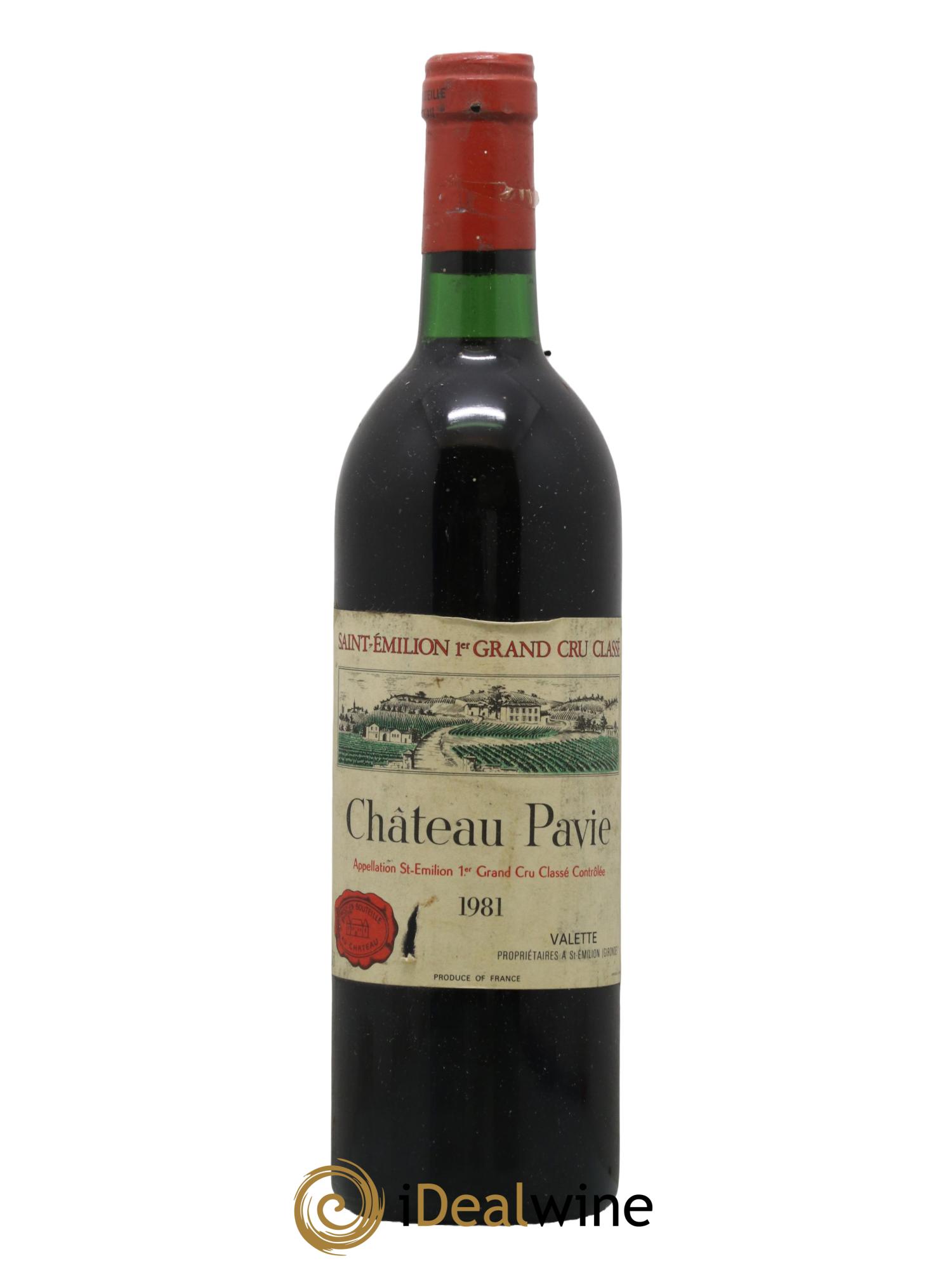 Château Pavie 1er Grand Cru Classé A 1981 - Lot de 1 bouteille - 0