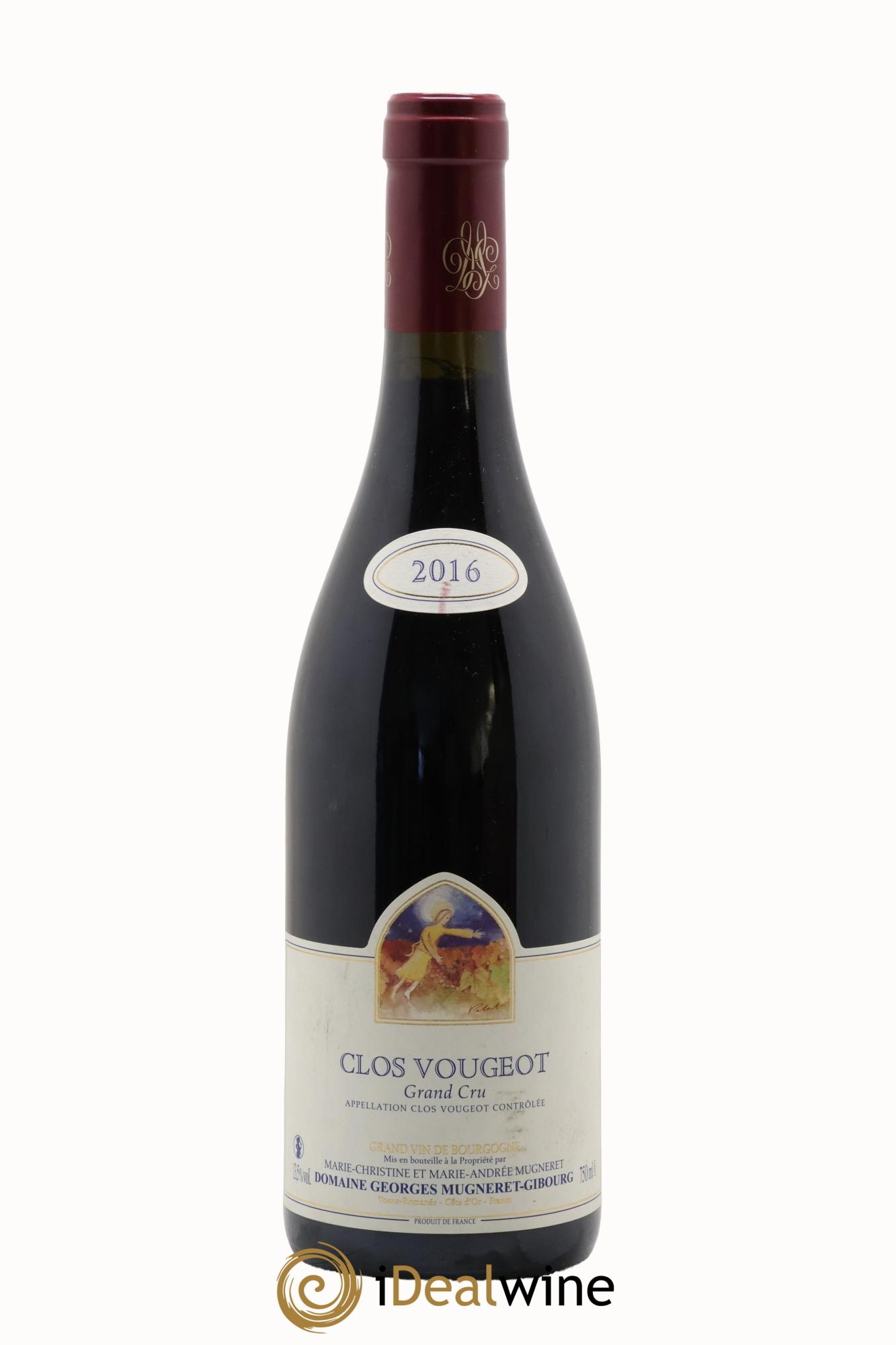 Clos de Vougeot Grand Cru Mugneret-Gibourg (Domaine) 2016 - Lot de 1 bouteille - 0