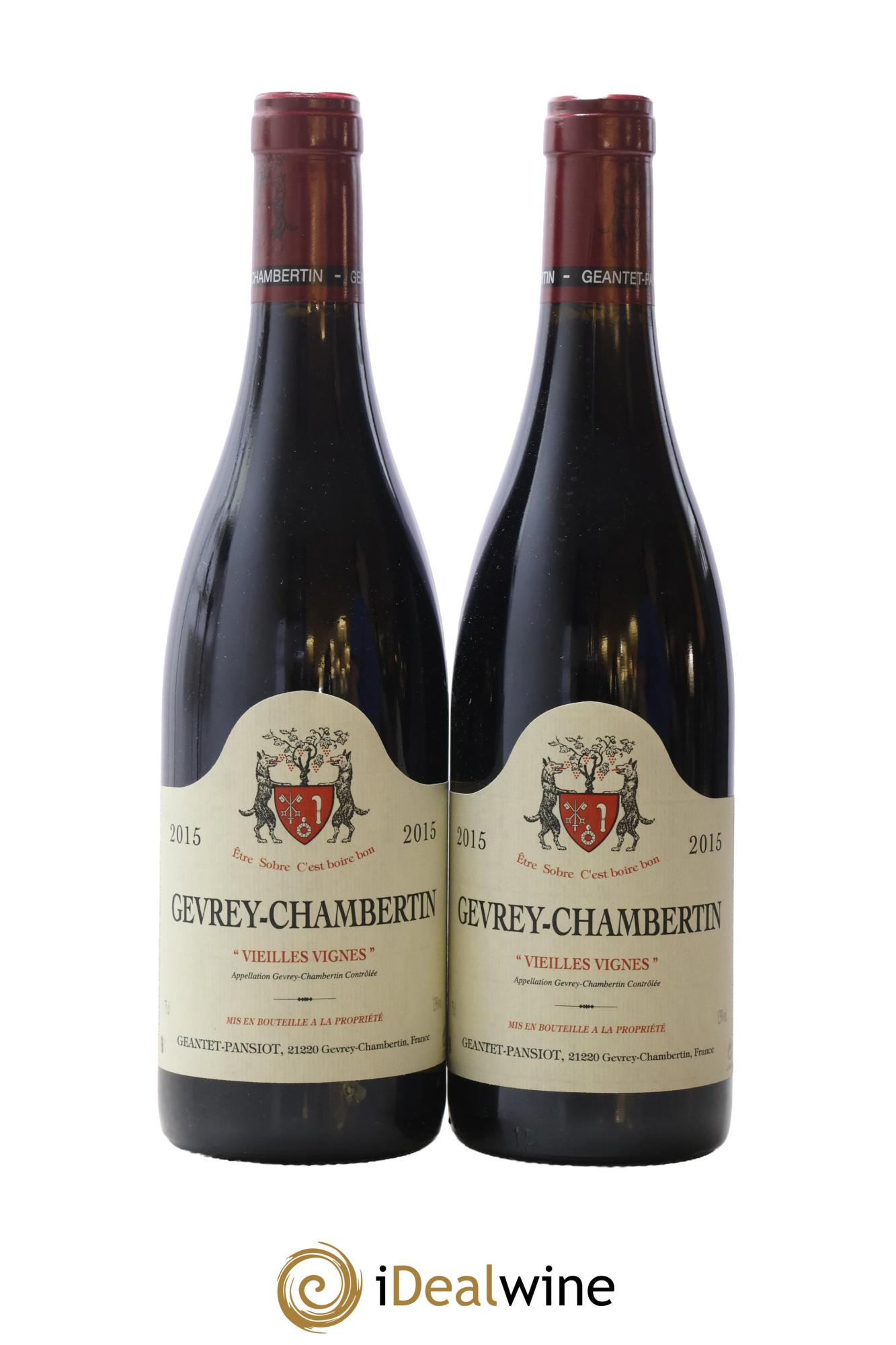 Gevrey-Chambertin Vieilles vignes Geantet-Pansiot 2015 - Lot of 2 bottles - 0