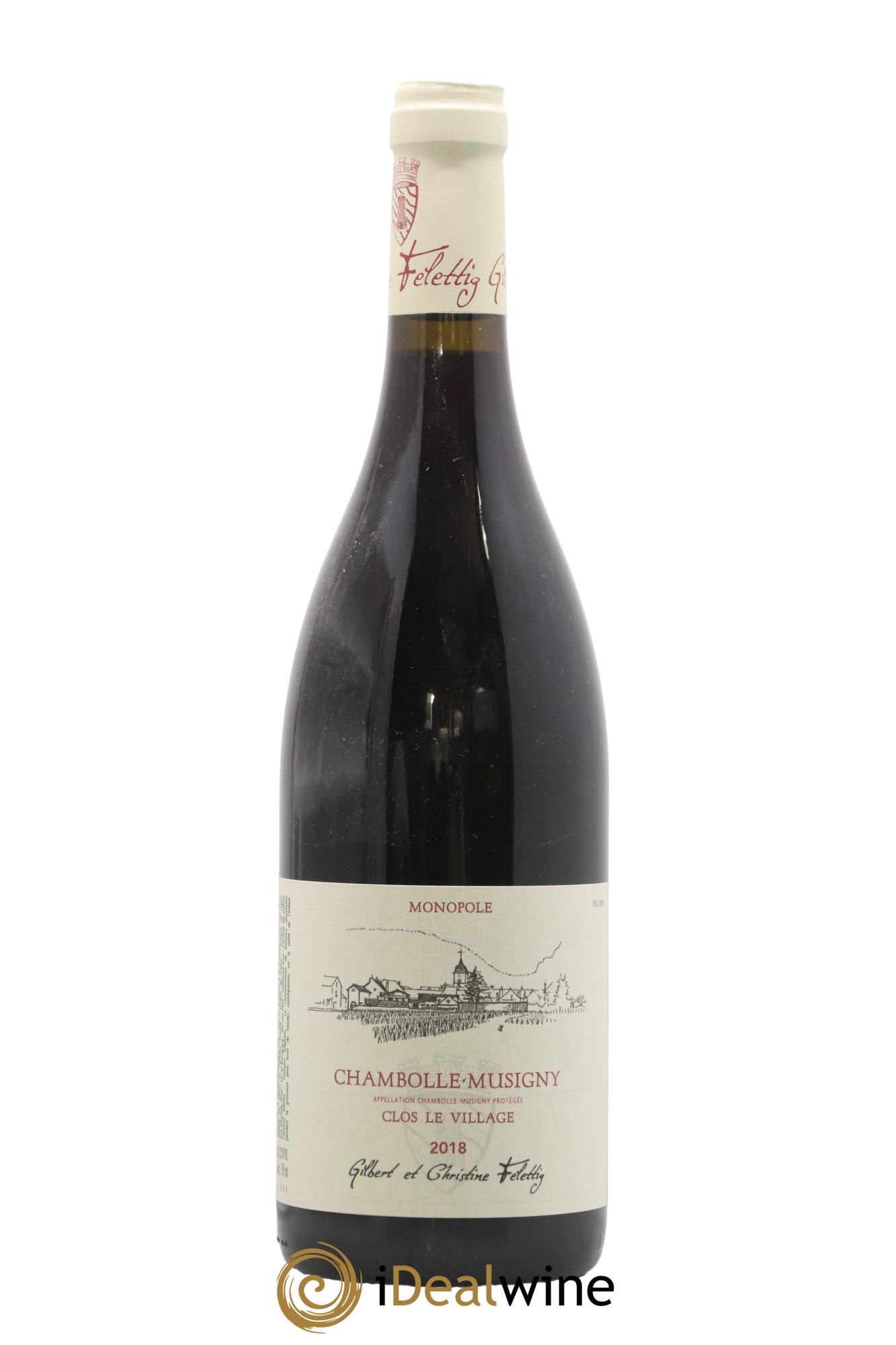 Chambolle-Musigny Clos le Village Felettig (Domaine) 2018 - Lotto di 1 bottiglia - 0