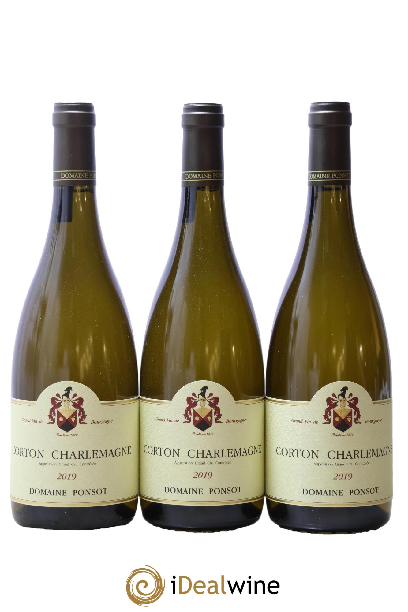 Corton-Charlemagne Grand Cru Ponsot (Domaine) 2019 - Lot de 3 bouteilles - 0