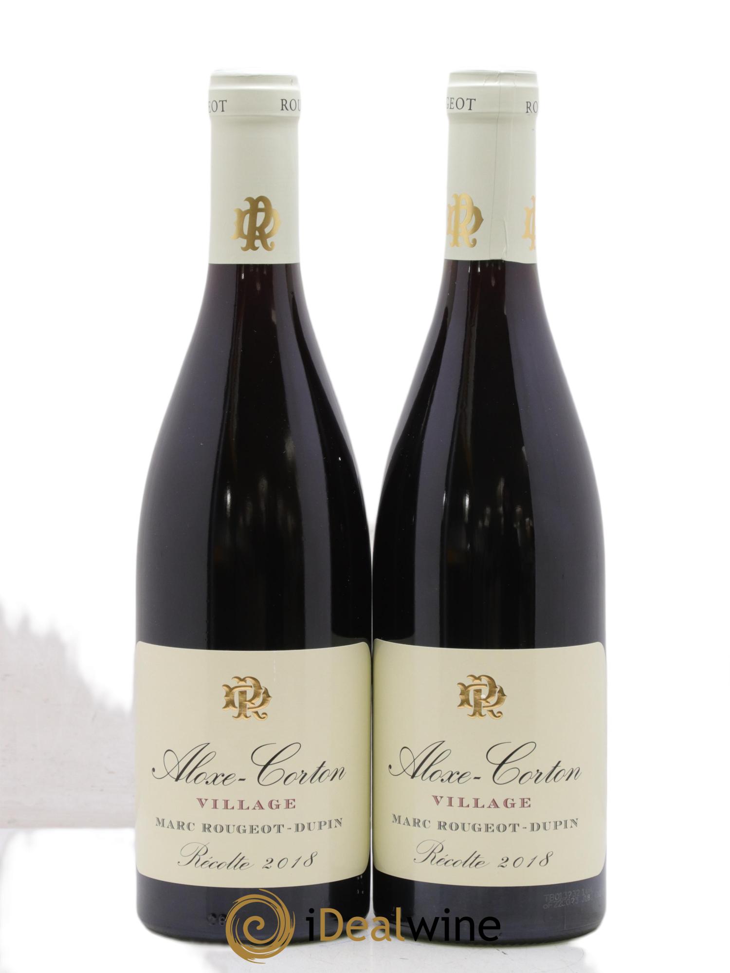Aloxe-Corton Village Marc Rougeot-Dupin 2018 - Posten von 2 Flaschen - 0