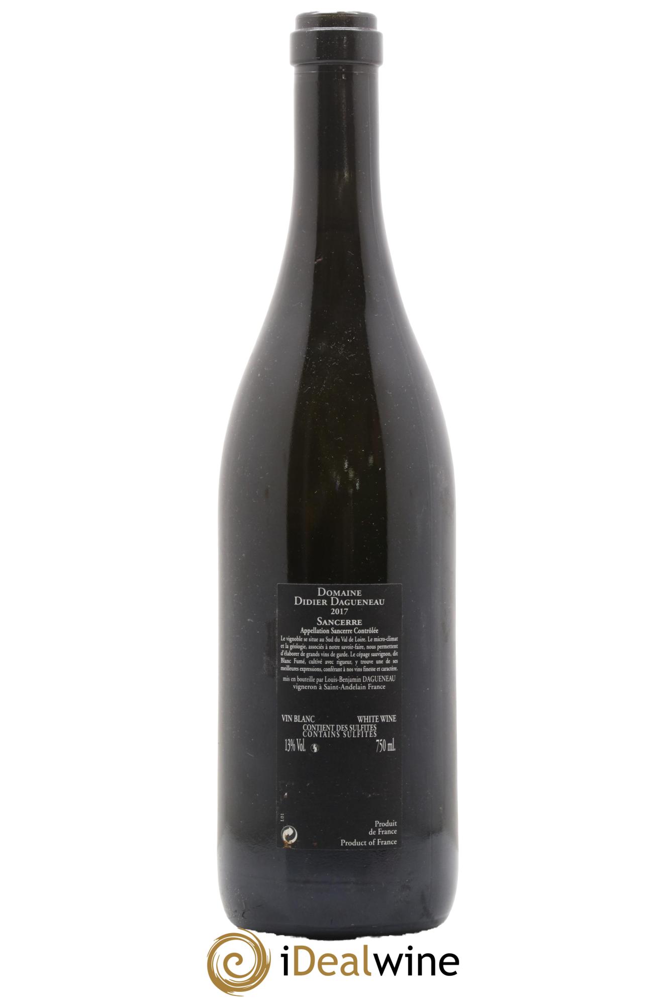 Sancerre Le Mont Damné Chavignol Dagueneau (Domaine Didier - Louis-Benjamin) 2017 - Lotto di 1 bottiglia - 1