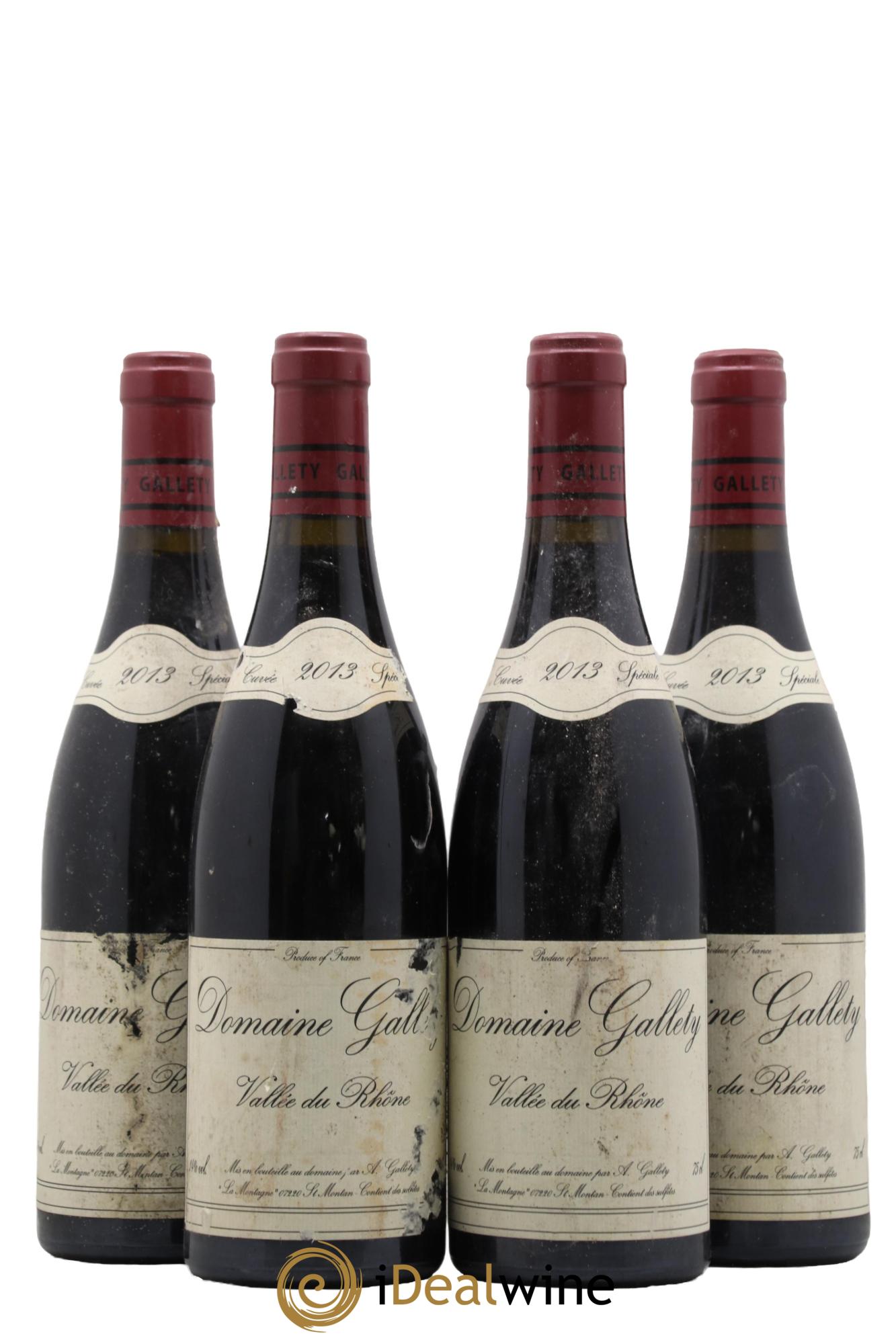 Côtes du Vivarais Gallety (Domaine) Cuvee Speciale 2013 - Lot de 4 bouteilles - 0