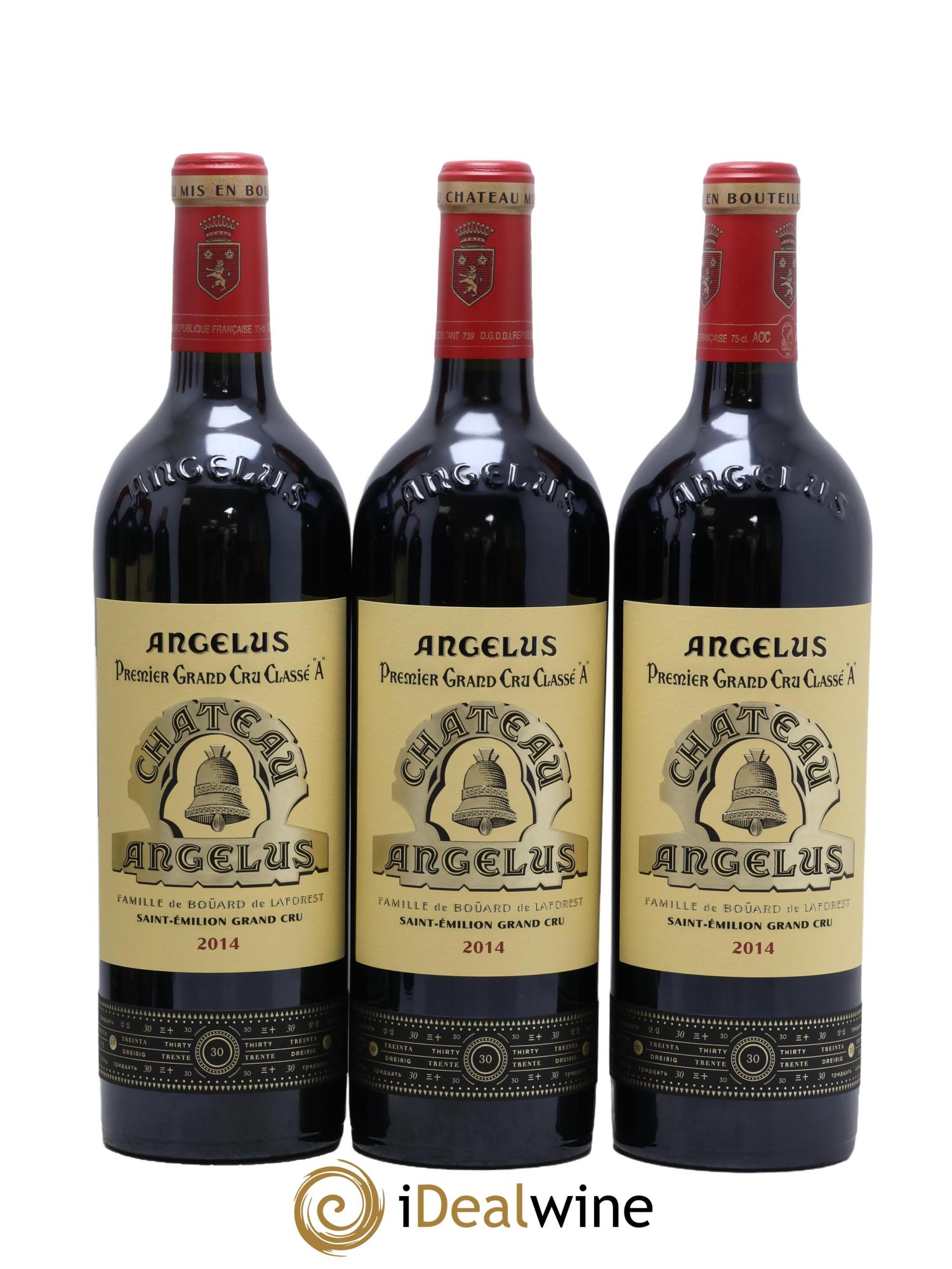 Château Angélus 1er Grand Cru Classé A 2014 - Lot of 6 bottles - 1