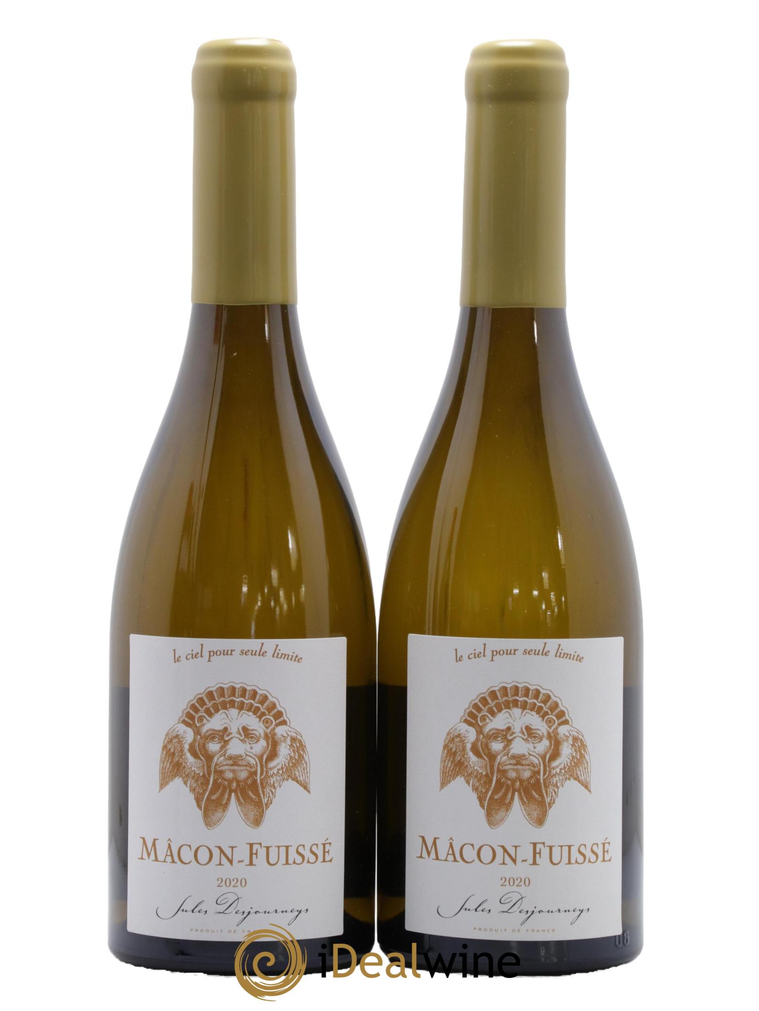 Mâcon Fuissé Jules Desjourneys 2020 - Lot de 2 bouteilles - 0