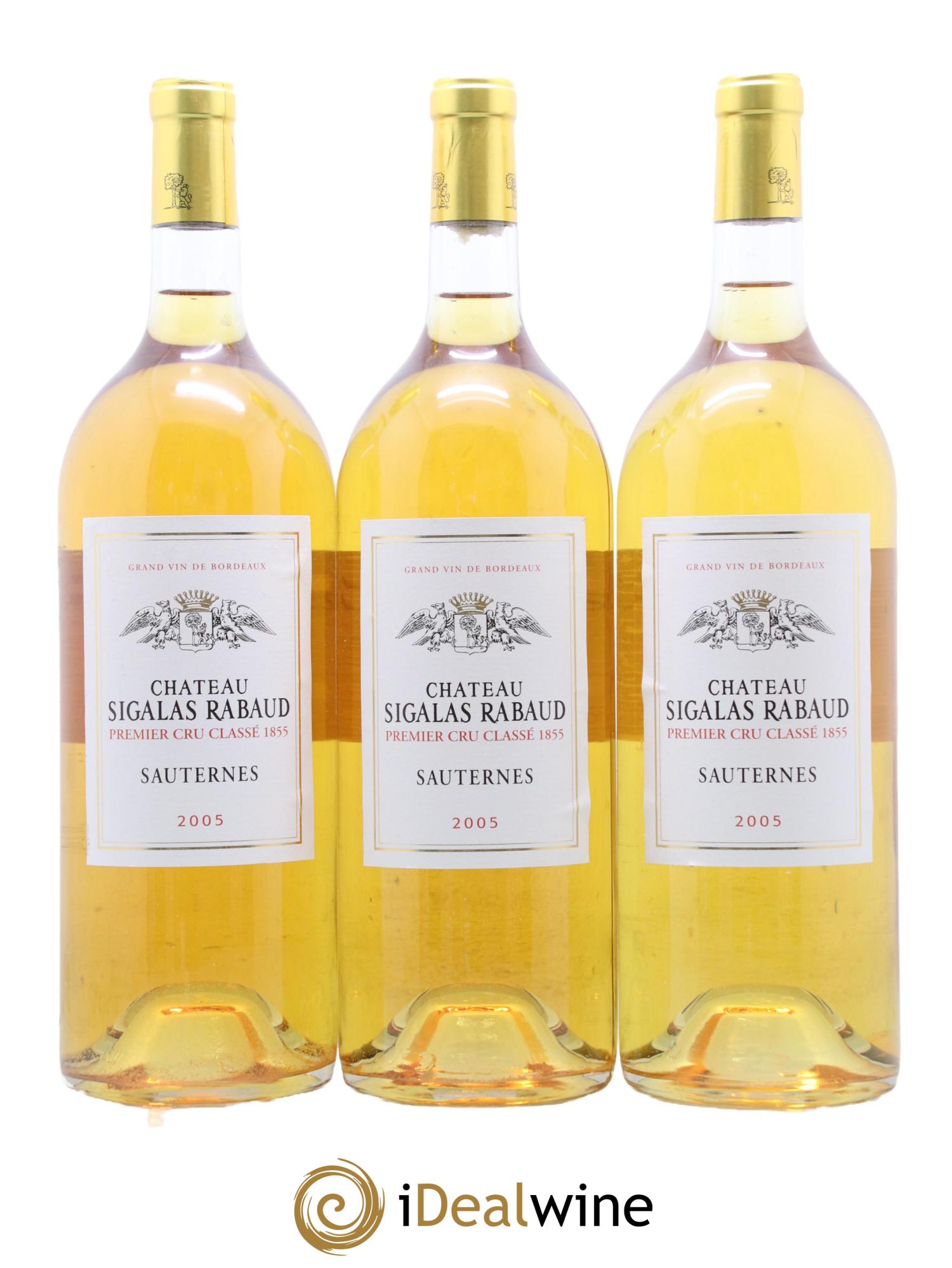 Château Sigalas Rabaud 1er Grand Cru Classé 2005 - Posten von 6 Magnum - 1