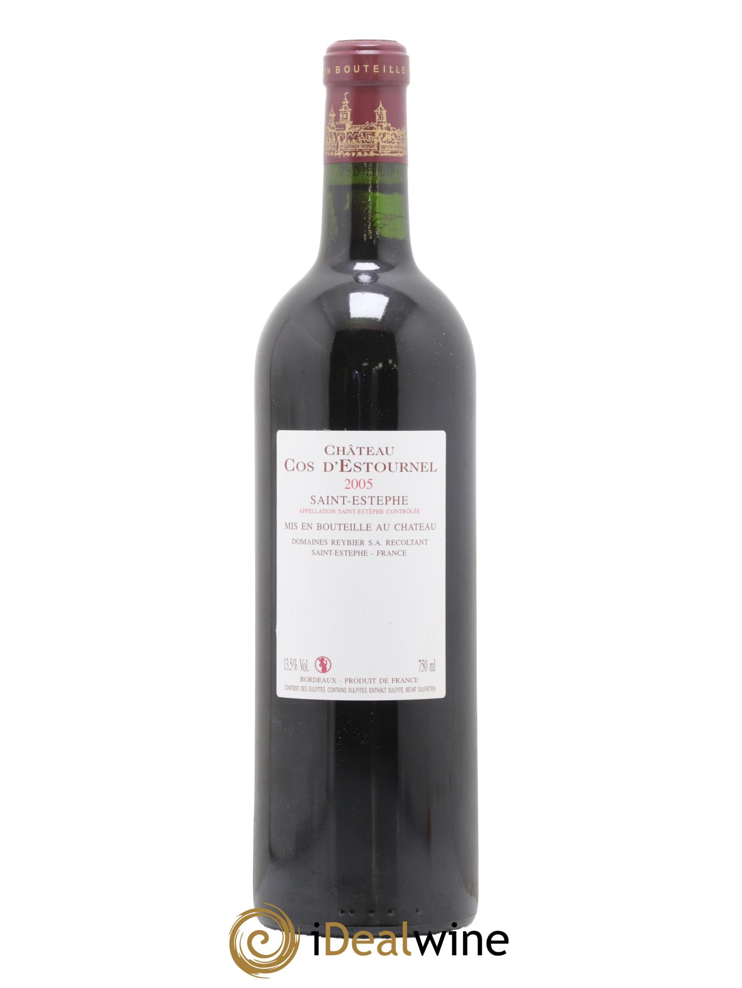 Cos d'Estournel 2ème Grand Cru Classé 2005 - Lot de 1 bouteille - 1