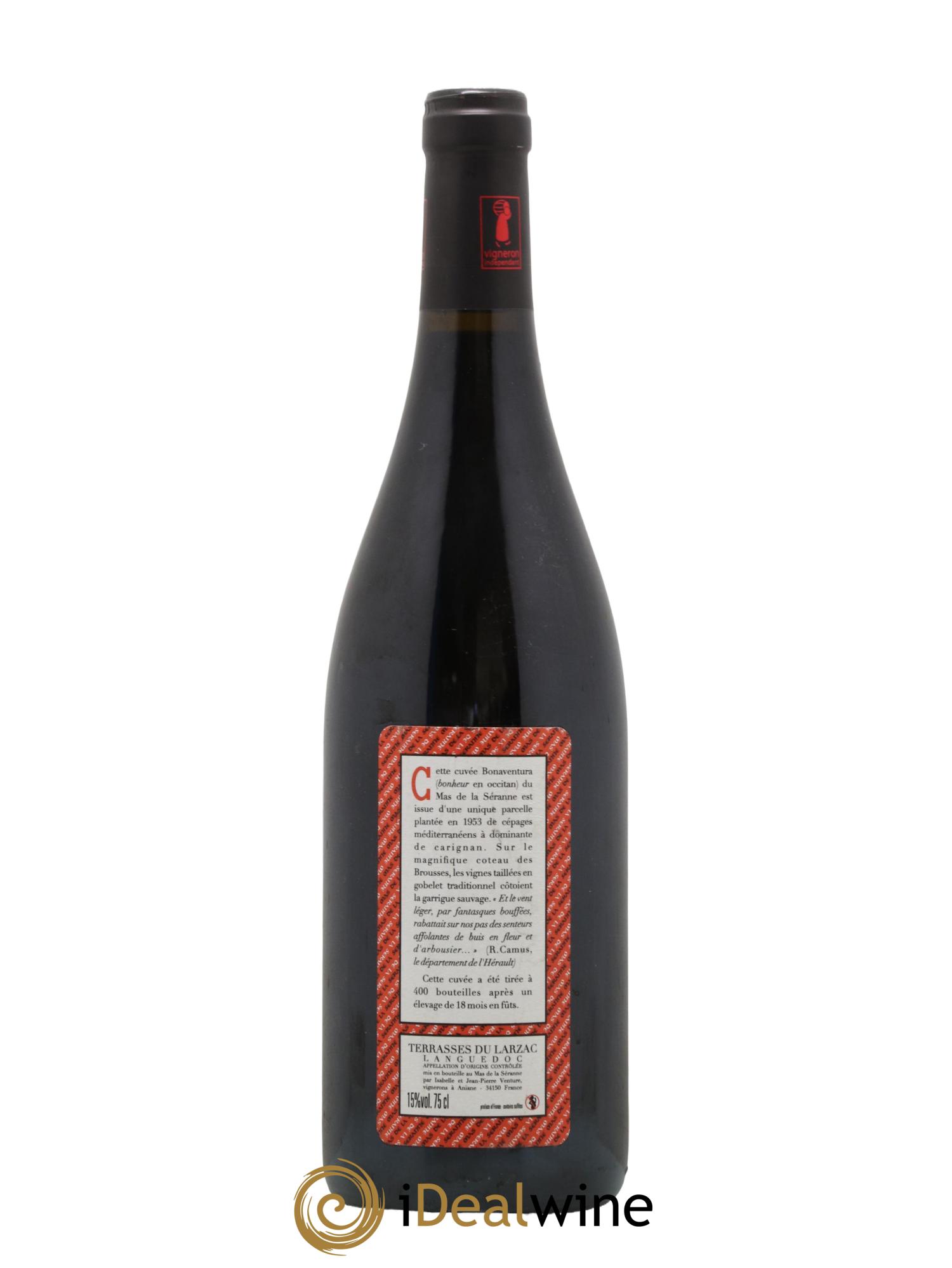 Terrasses du Larzac Bonaventura Mas de la Seranne 2009 - Lot de 1 bouteille - 1