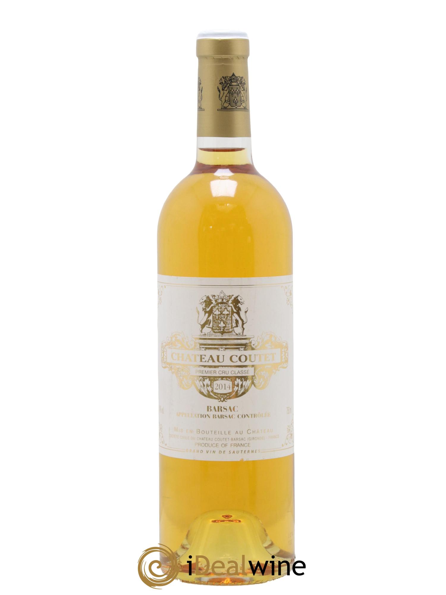 Château Coutet 1er Grand Cru Classé 2014 - Lotto di 1 bottiglia - 0